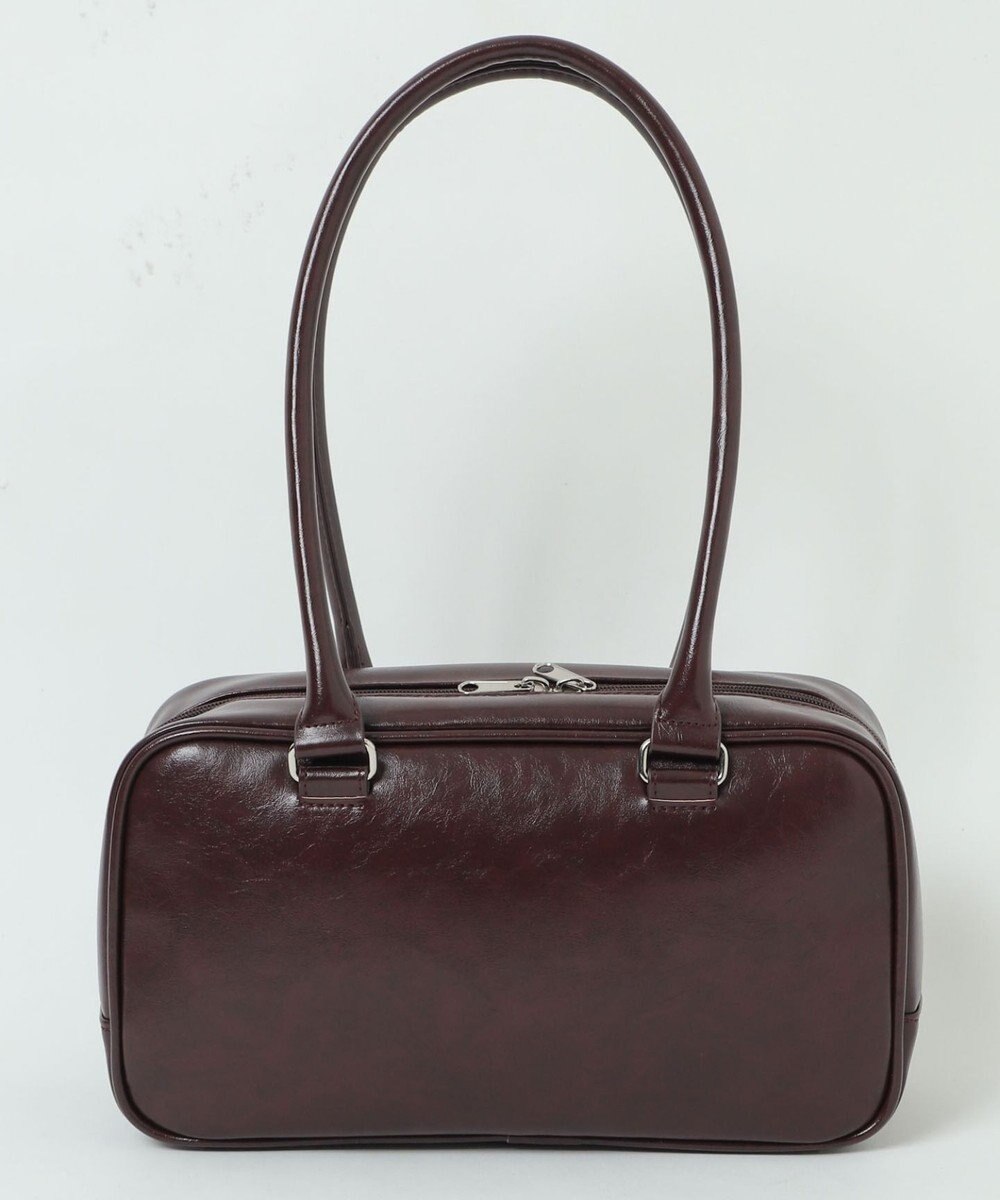 WEGO チャーム付きスクエアボストンバッグ 