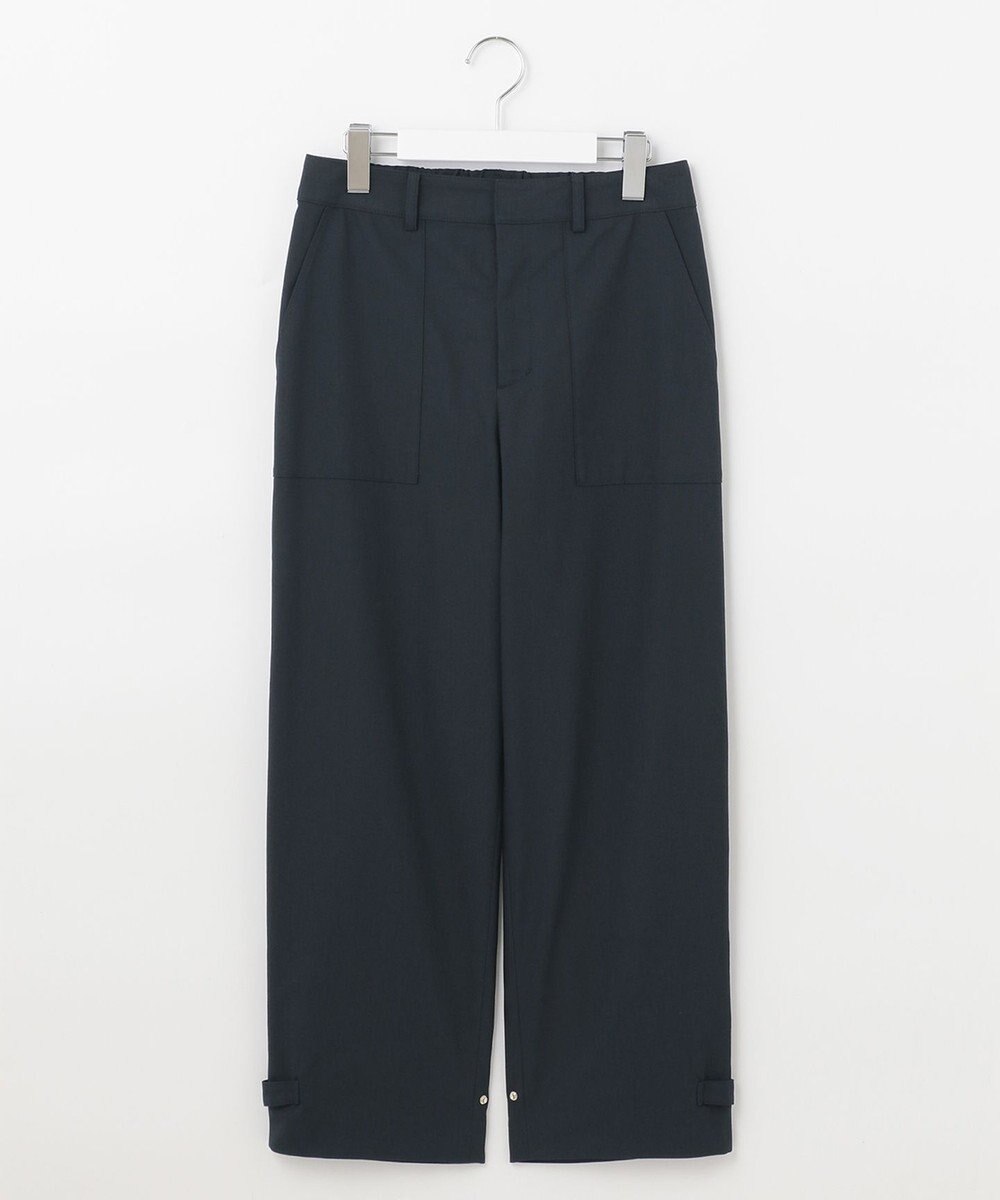 J.PRESS LADIES 【2WAY・洗える】ポリエステルリネンパンプキンシェル ベイカー パンツ 