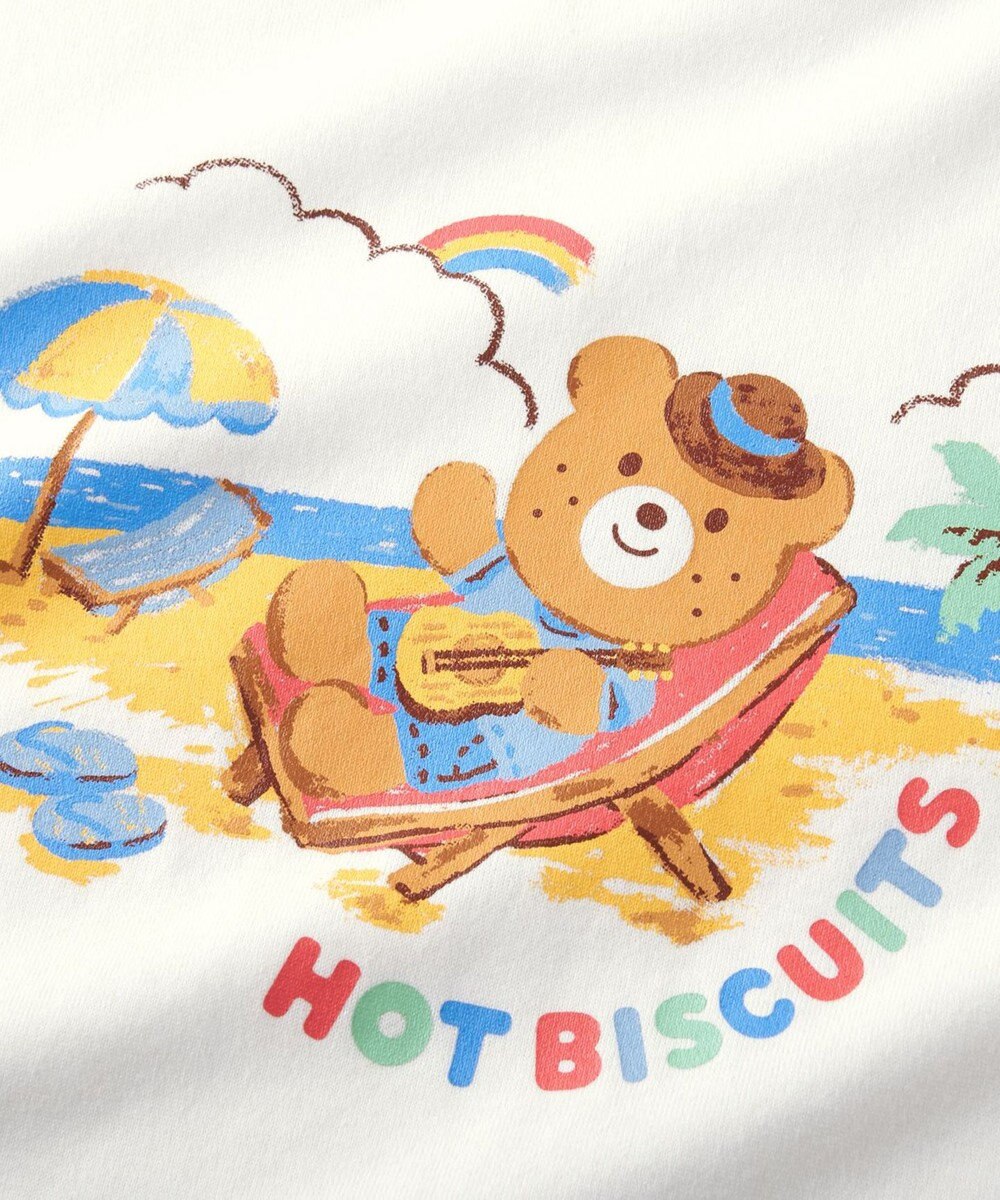 MIKI HOUSE HOT BISCUITS 【家族でおそろい】【155-185cm】アウトドアデザイン(大人用) 半袖Tシャツ 