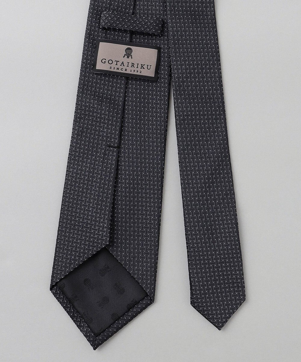 GOTAIRIKU GOTAIRIKU別注【日本製】シルク ネクタイ_小格子柄 