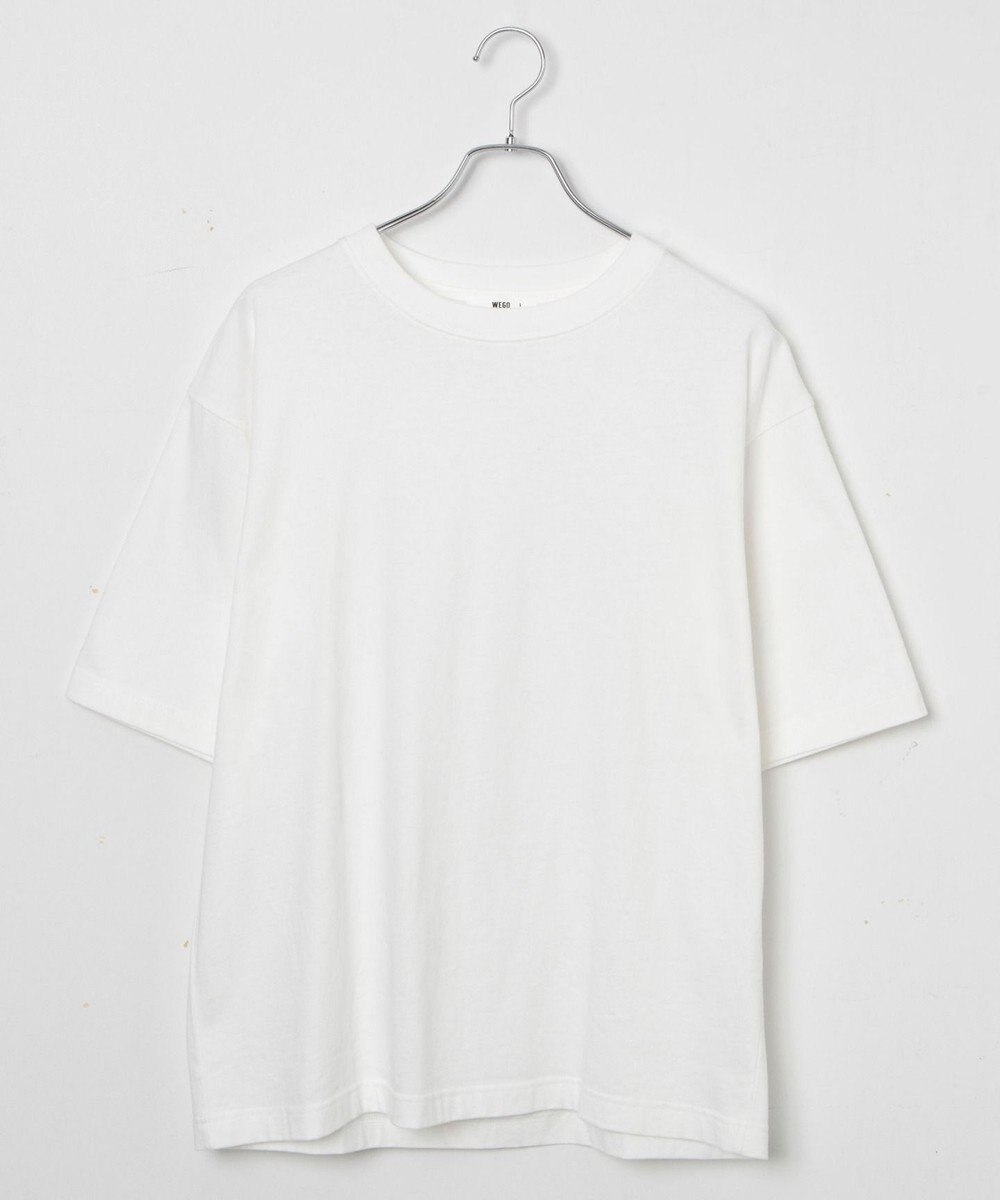 WEGO 【ユニセックス着用ITEM/綿100%/XSSMLサイズ展開】リラックスフィットコットンT 