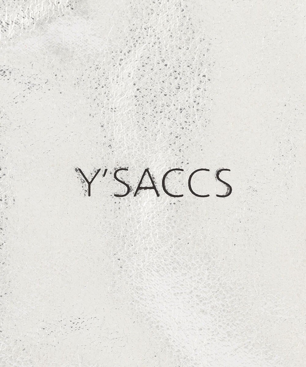 Y'SACCS PVCメタリックショルダーバッグ 