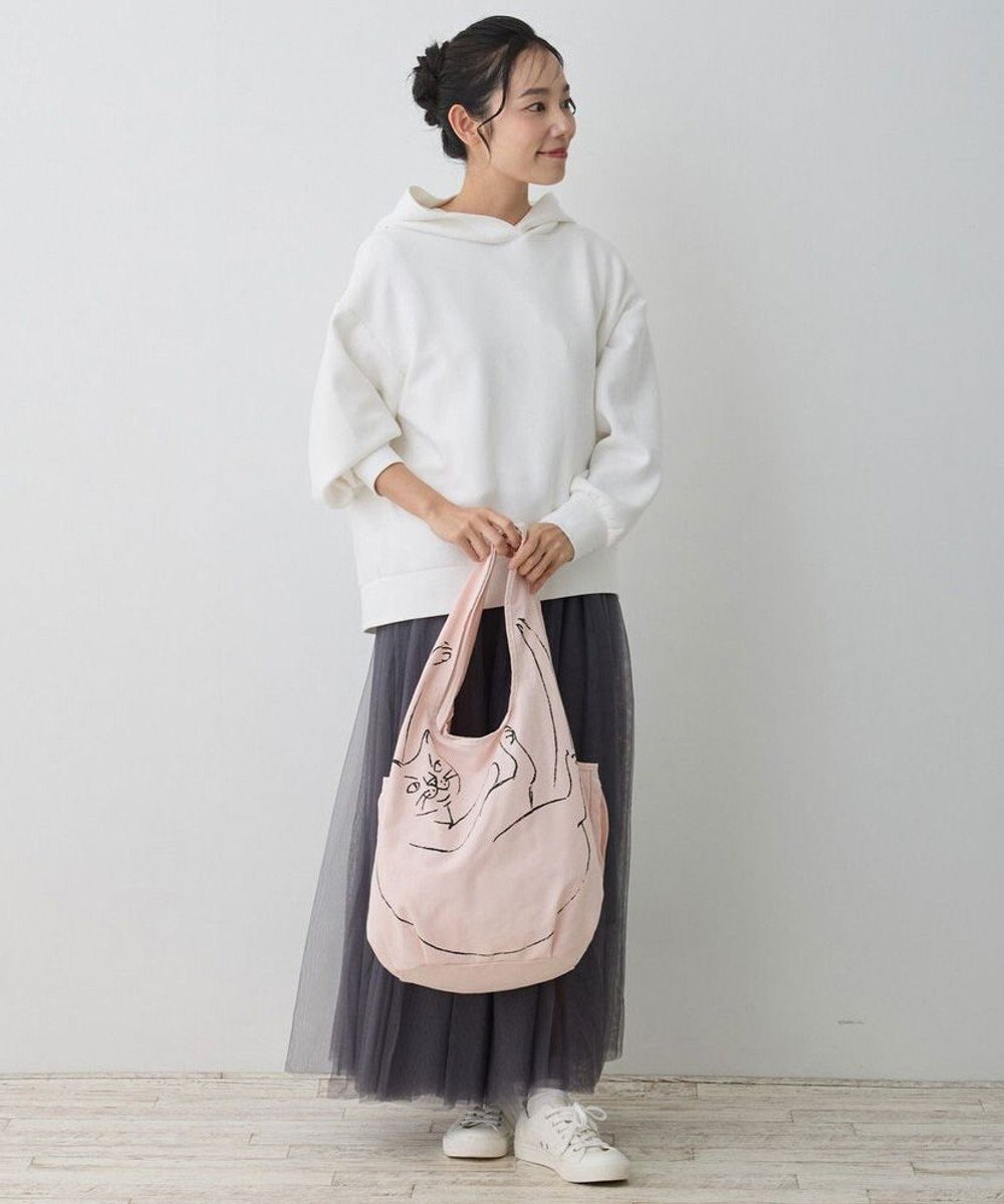 ROOTOTE 1188【折り畳み可能】EU.ラウンド.ブラサガリネコ-A 