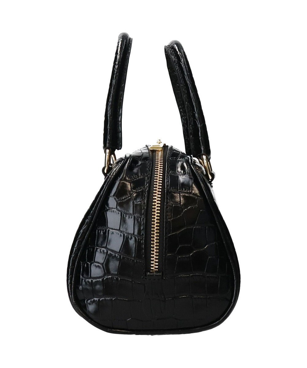 INTER-CHAUSSURES 【CHRISTIAN VILLA】クロコ型押しミニハンドバッグ 