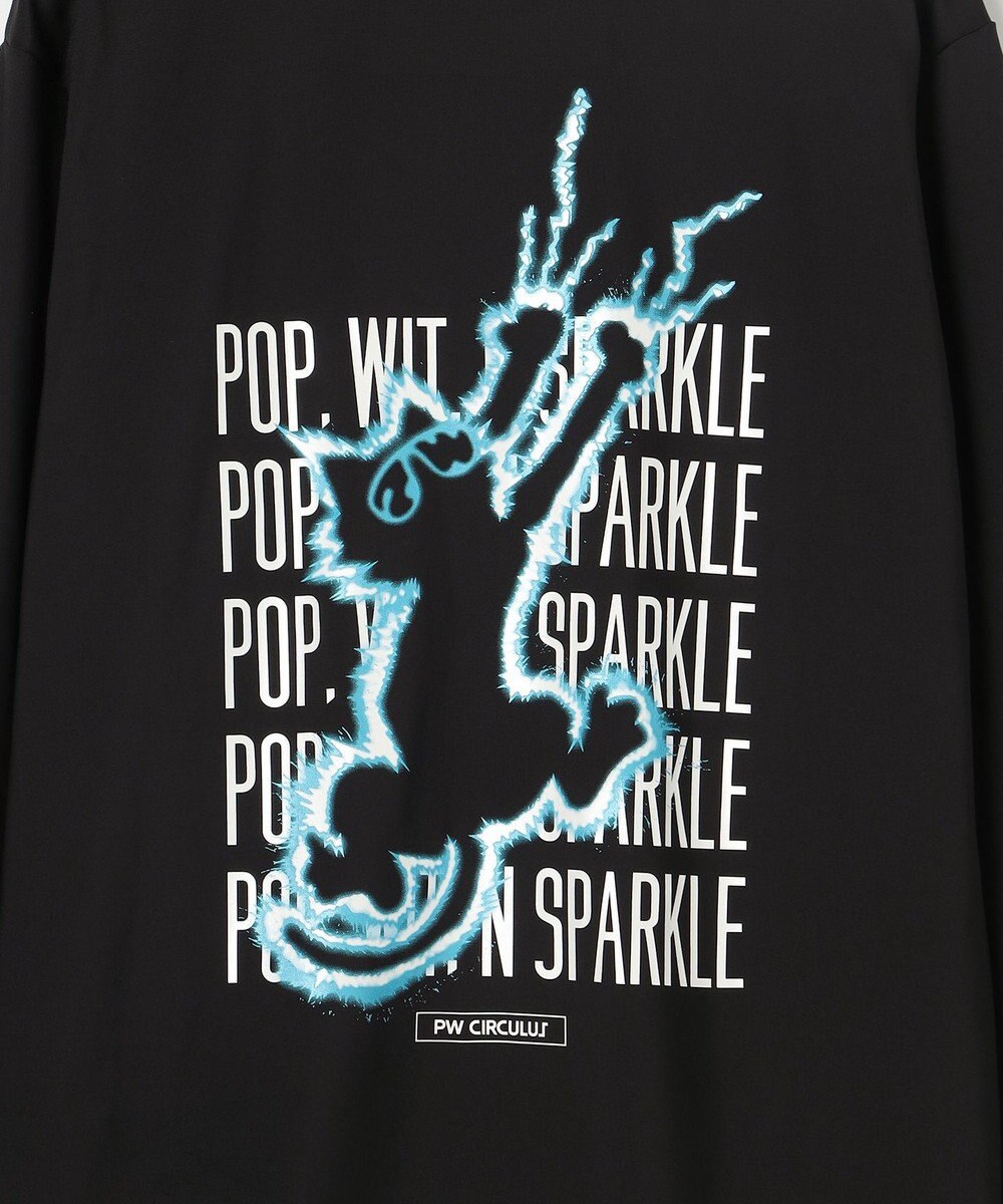 PW CIRCULUS 【吸水速乾 /  UV遮蔽率99.9% UVカット / ストレッチ】【MEN】アニマルグラフィックロングスリーブモックT  ゴルフ 