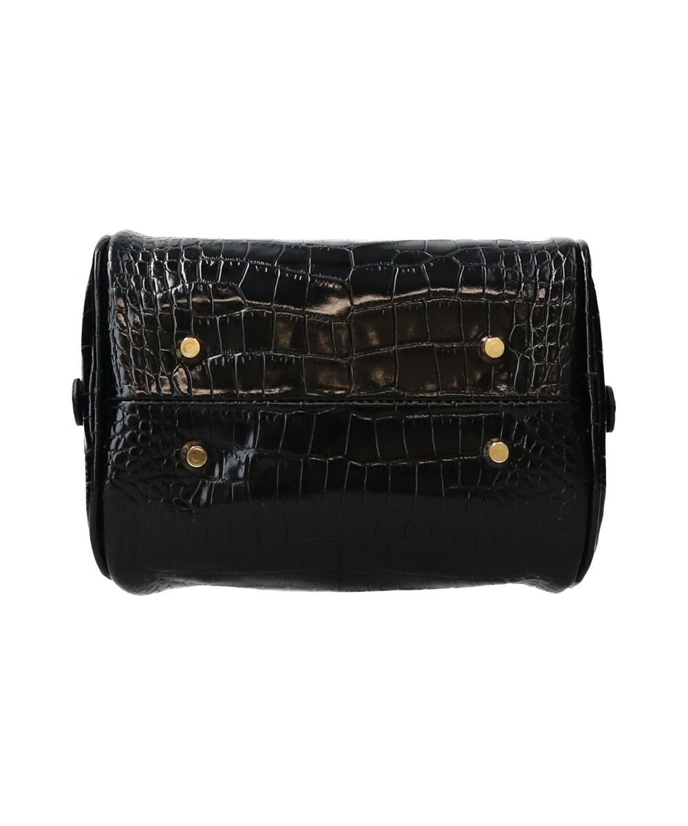INTER-CHAUSSURES 【CHRISTIAN VILLA】クロコ型押しミニハンドバッグ 