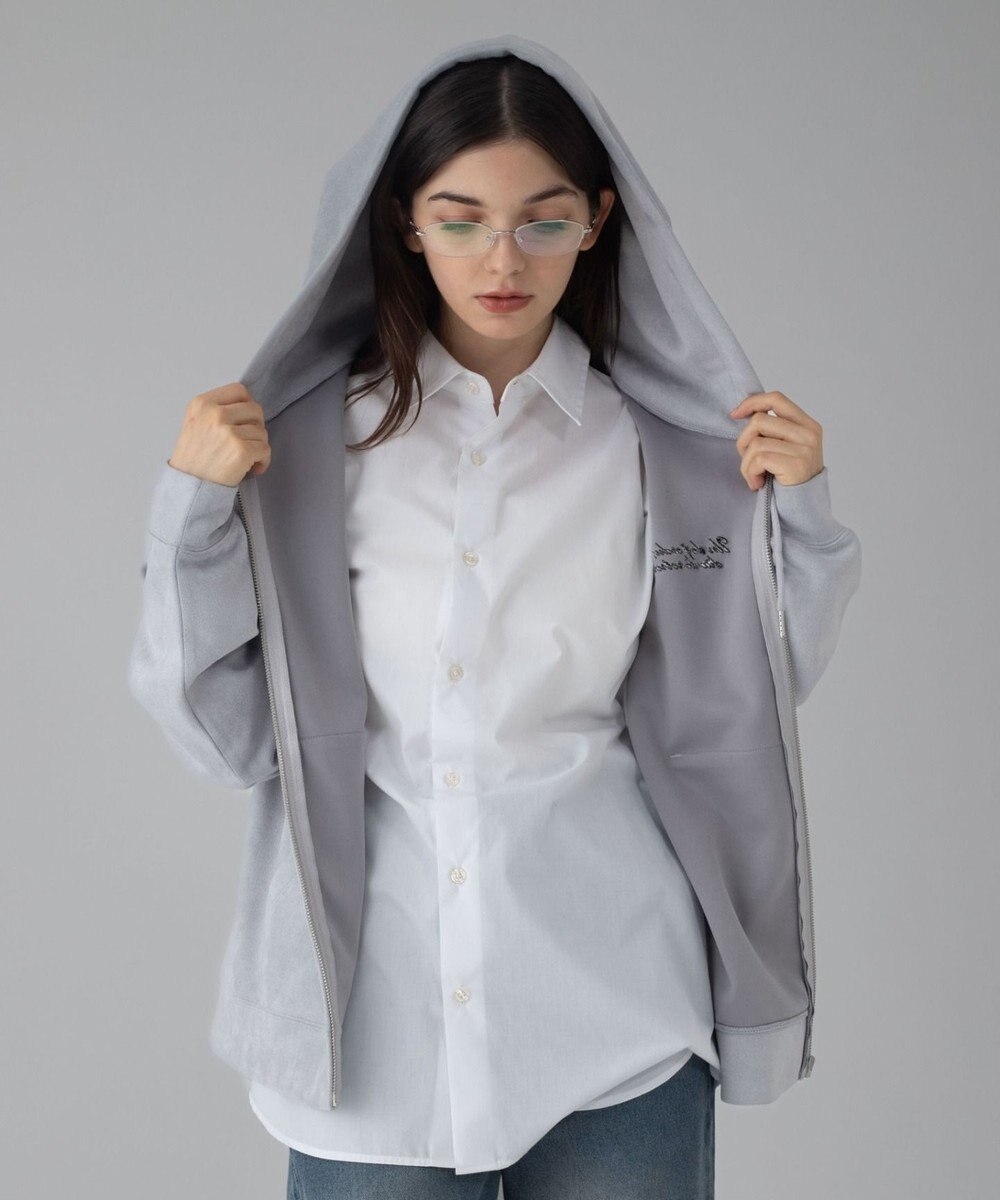 WEGO 【ユニセックス着用ITEM/MLサイズ展開】フェイクスウェードZIPパーカー 