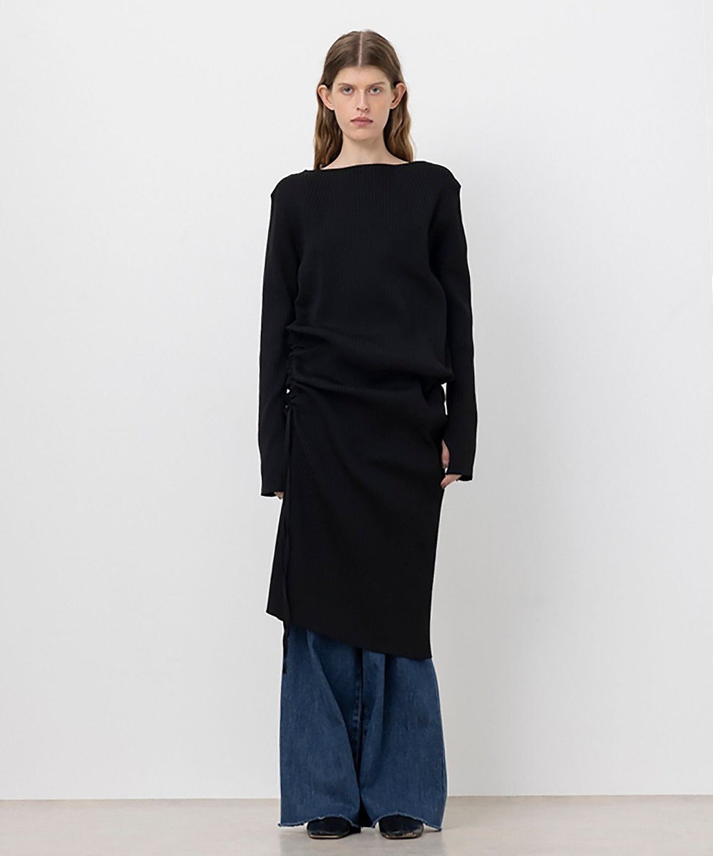 NAVE 【ReNAVE・洗える】スポンディッシュワイドリブワンピース 