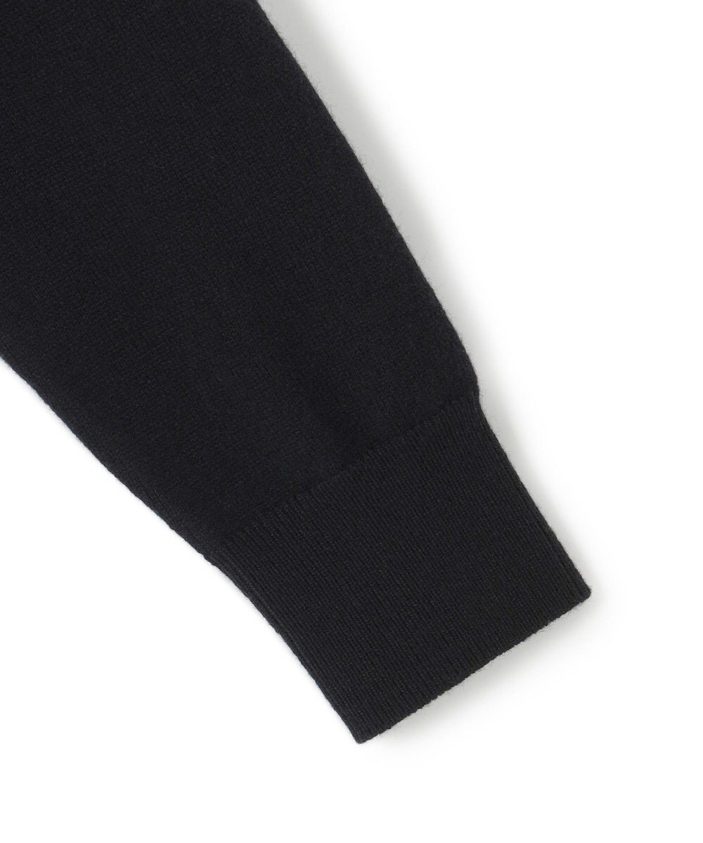 ICB L 【洗える】ソフトカシミヤミックス ジップアップ ニットパーカー 