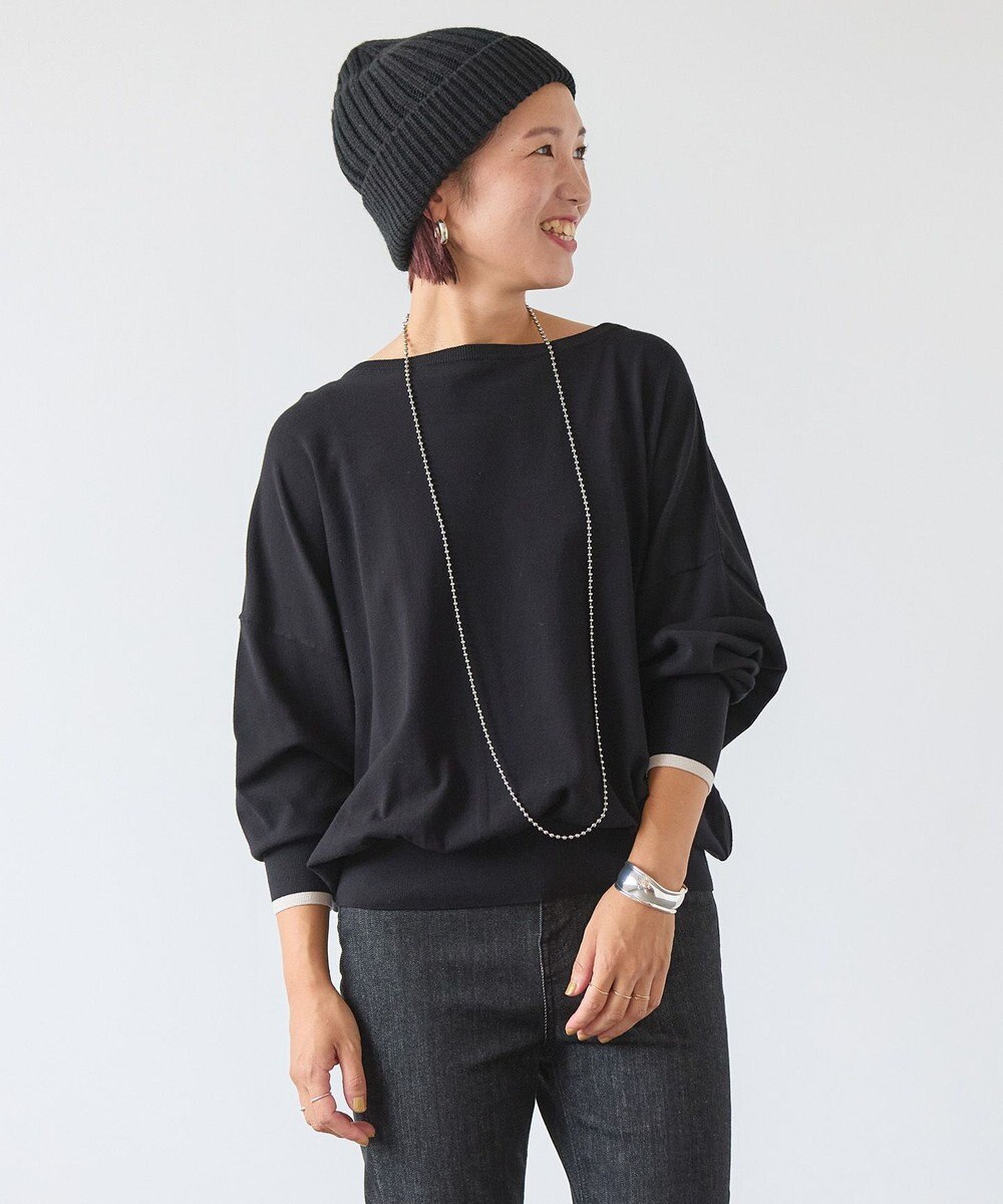 UNFILO 【洗える/抗菌防臭】マイビューティニット ドルマン 