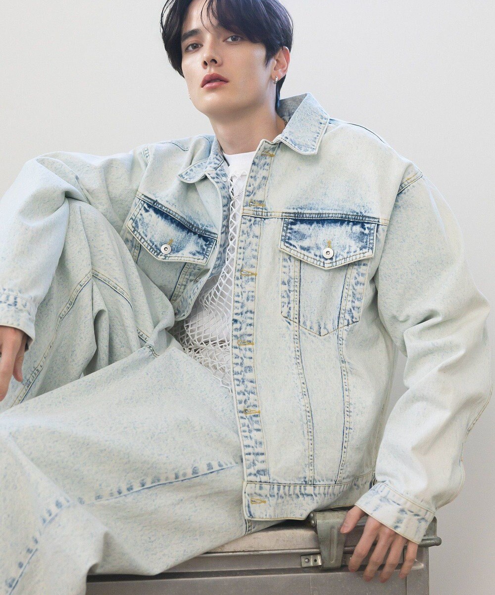 CRAFT STANDARD BOUTIQUE ハイブリーチケミカル加工デニムジャケット 