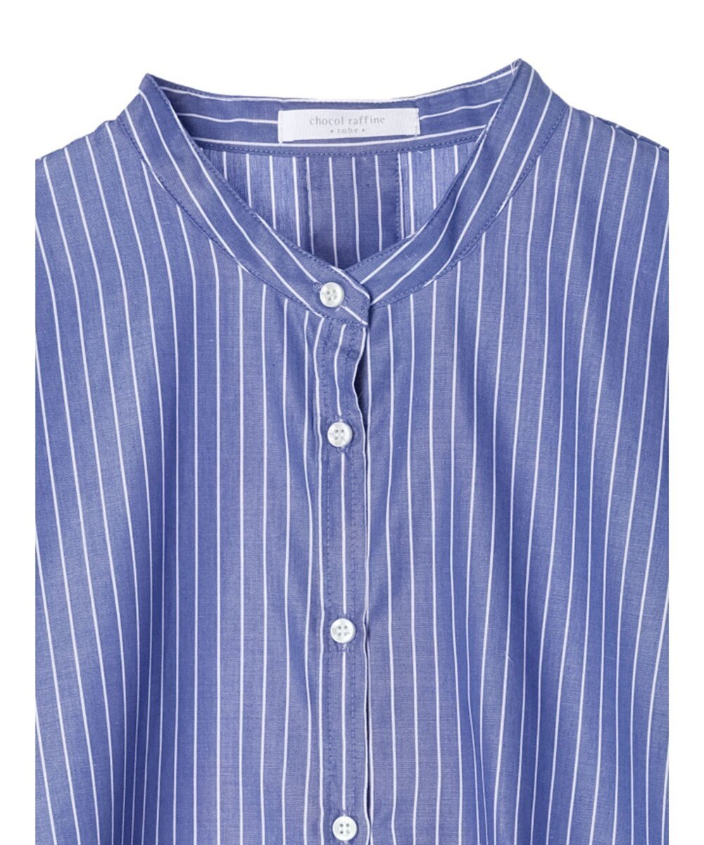 Green Parks 袖刺繍シャツチュニック 