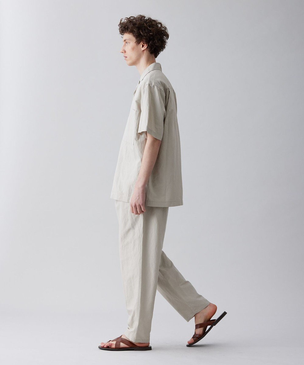 UNFILO MENS ライトリネン ワイドパンツ [23年春夏商品] 