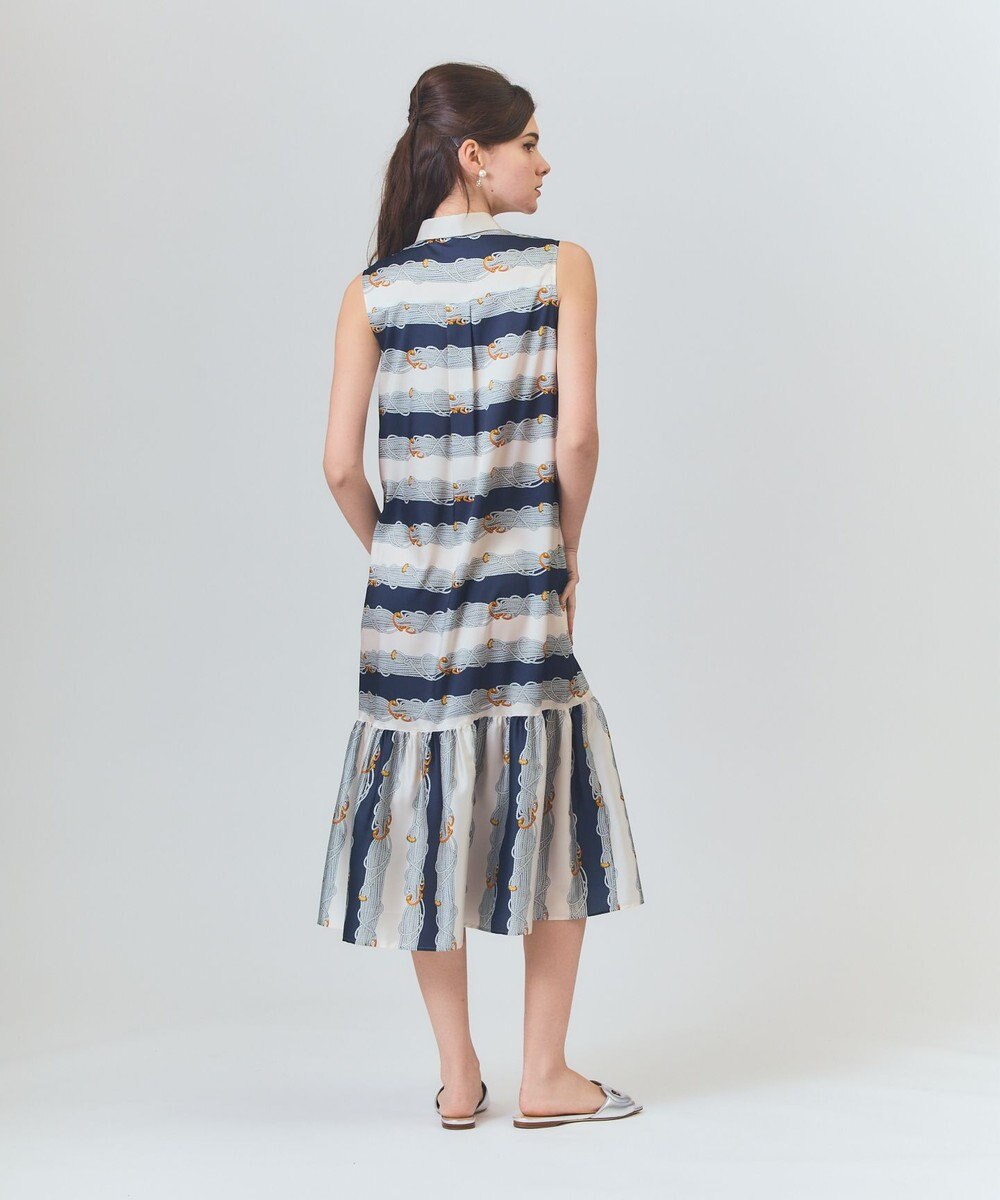 GRACE CONTINENTAL ロープボーダーワンピース 