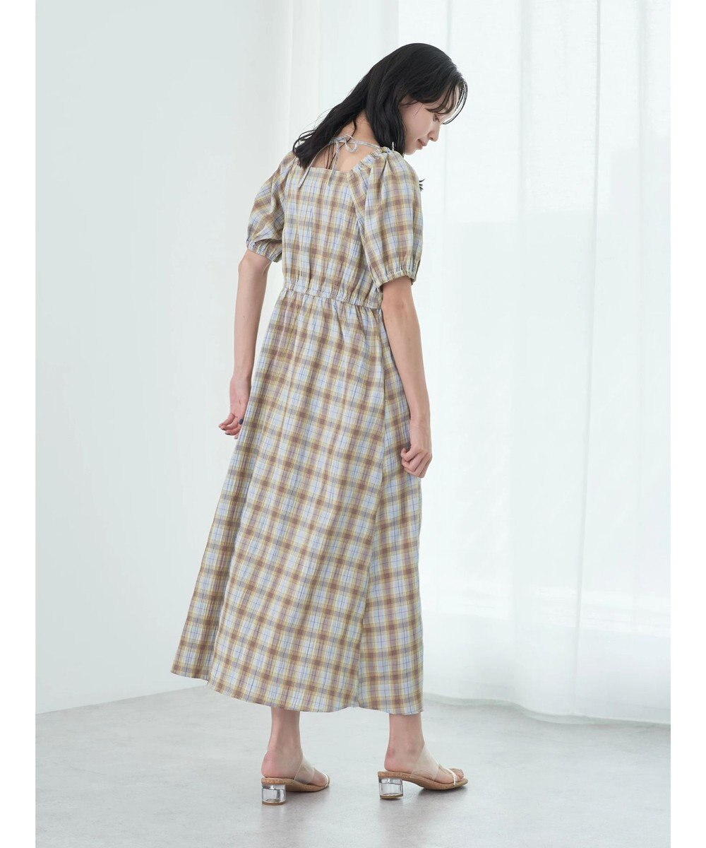 earth music&ecology ホルターネックシャーリングワンピース 