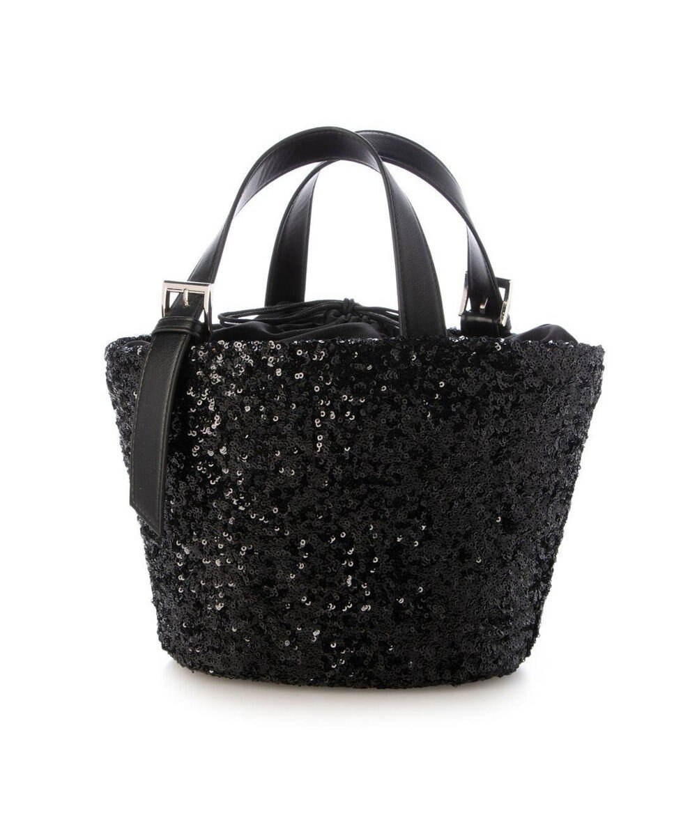 UNBILLION カシュカシュ cachecache / スパンコールかごトートバッグ 