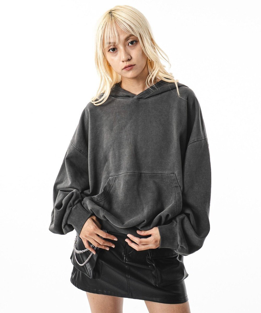 WEGO 【ユニセックス着用ITEM】バルーンクロップドプルパーカー 