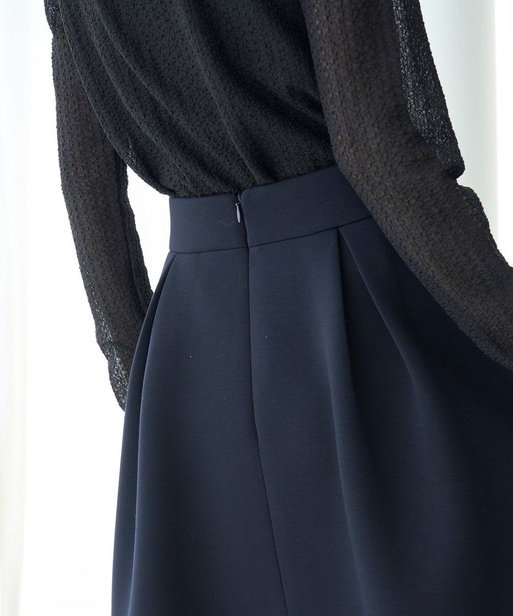 UNFILO L 【VERY×UNFILOコラボ】BEAUTY FORM JERSEY+ ボリューム フレアスカート 