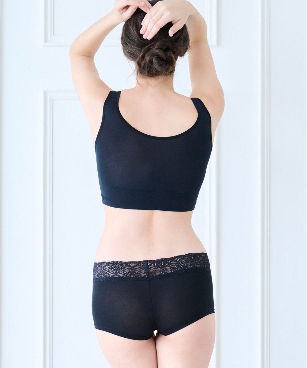 BRADELIS New York 【BRADELIS New York / 伸びる・綿混・浅め】モモパンツ・ボーイレッグショーツ#305 優しい素材で履き心地快適なショーツ 