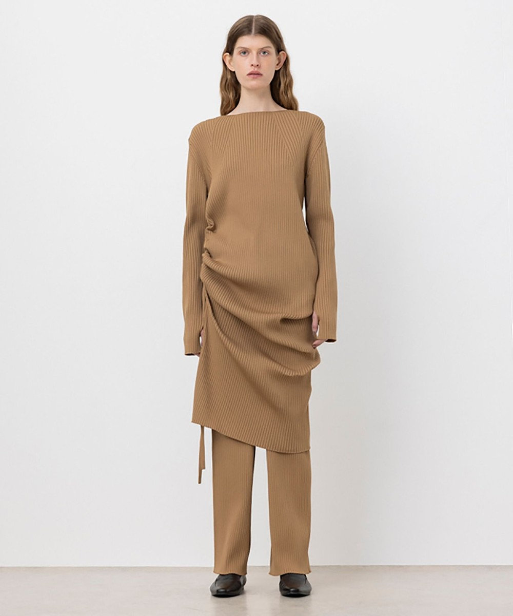 NAVE 【ReNAVE・洗える】スポンディッシュワイドリブワンピース 