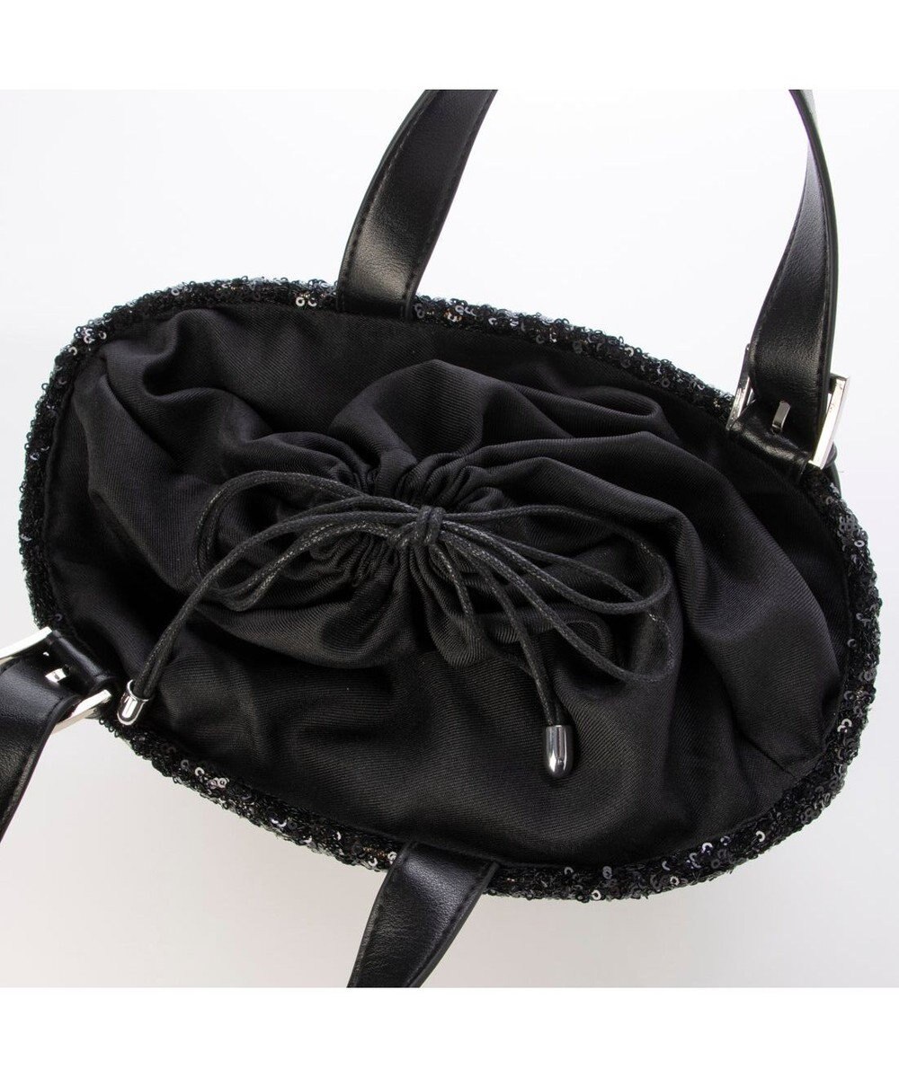 UNBILLION カシュカシュ cachecache / スパンコールかごトートバッグ 