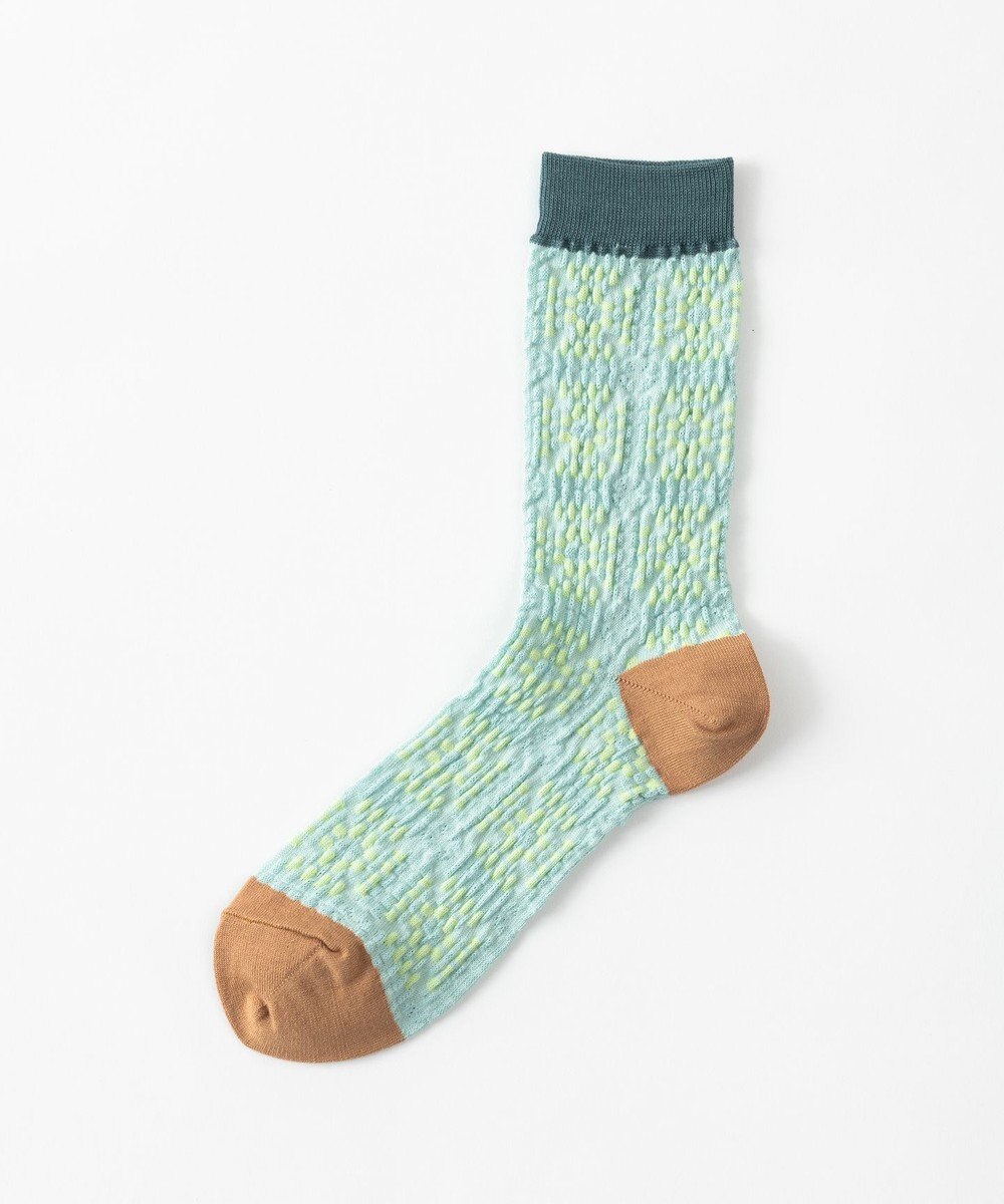 TRICOTE かぎあみ柄パンピーソックス 