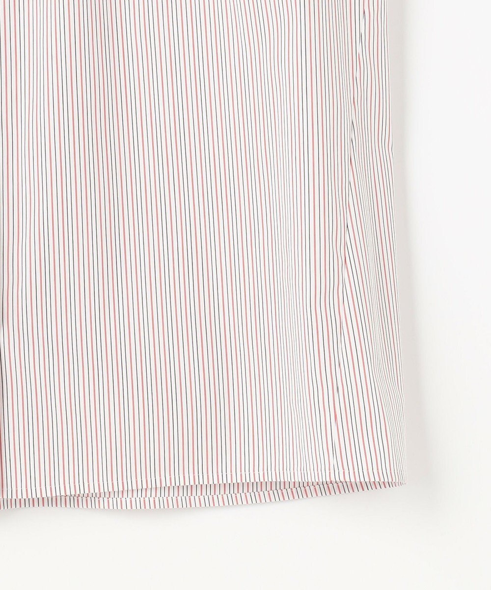 J.PRESS LADIES BEZ ドビーストライプ シャツカラー ブラウス 