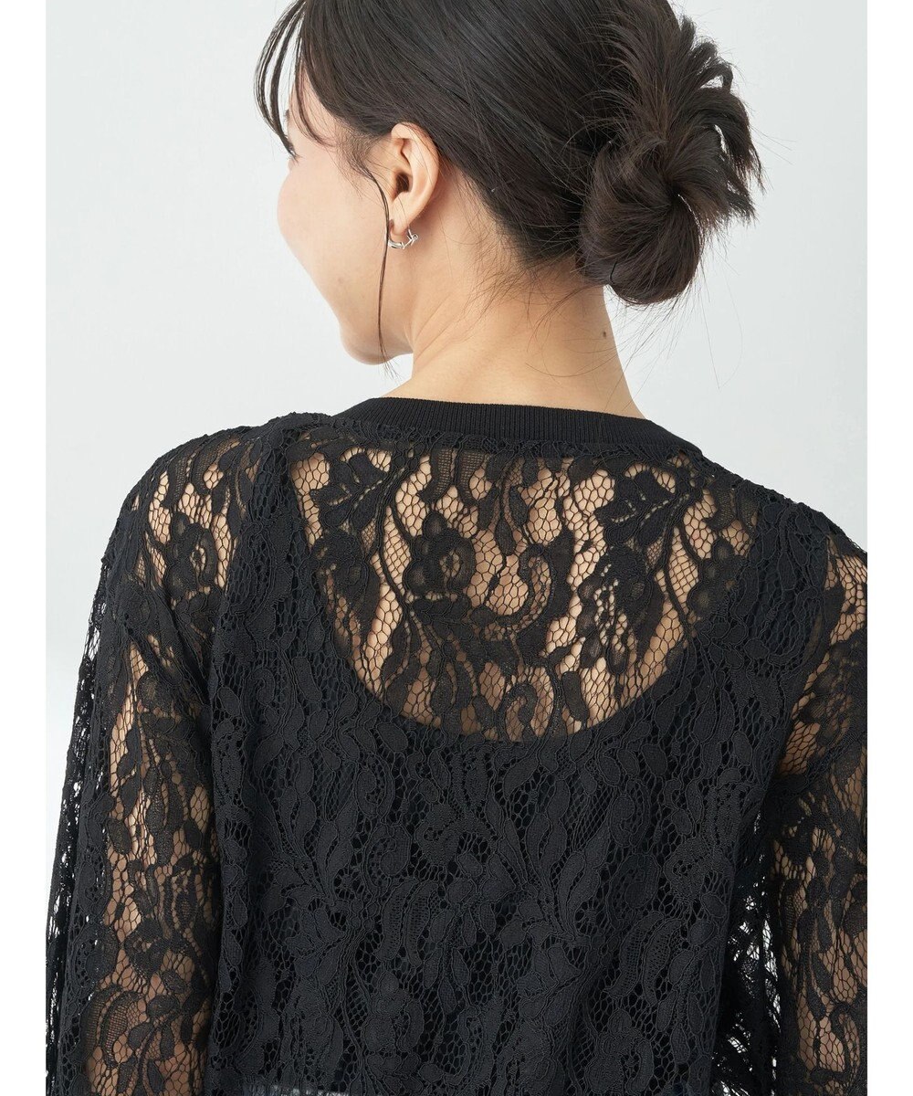 earth music&ecology レースカーディガン 