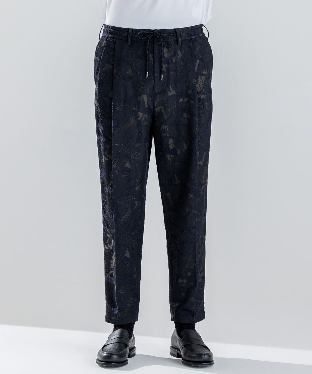 JOSEPH HOMME 【新柄】モロッカンジャガード ドロスト付ワイドテーパードパンツ/ ORIGIN CONVERTIBLE 