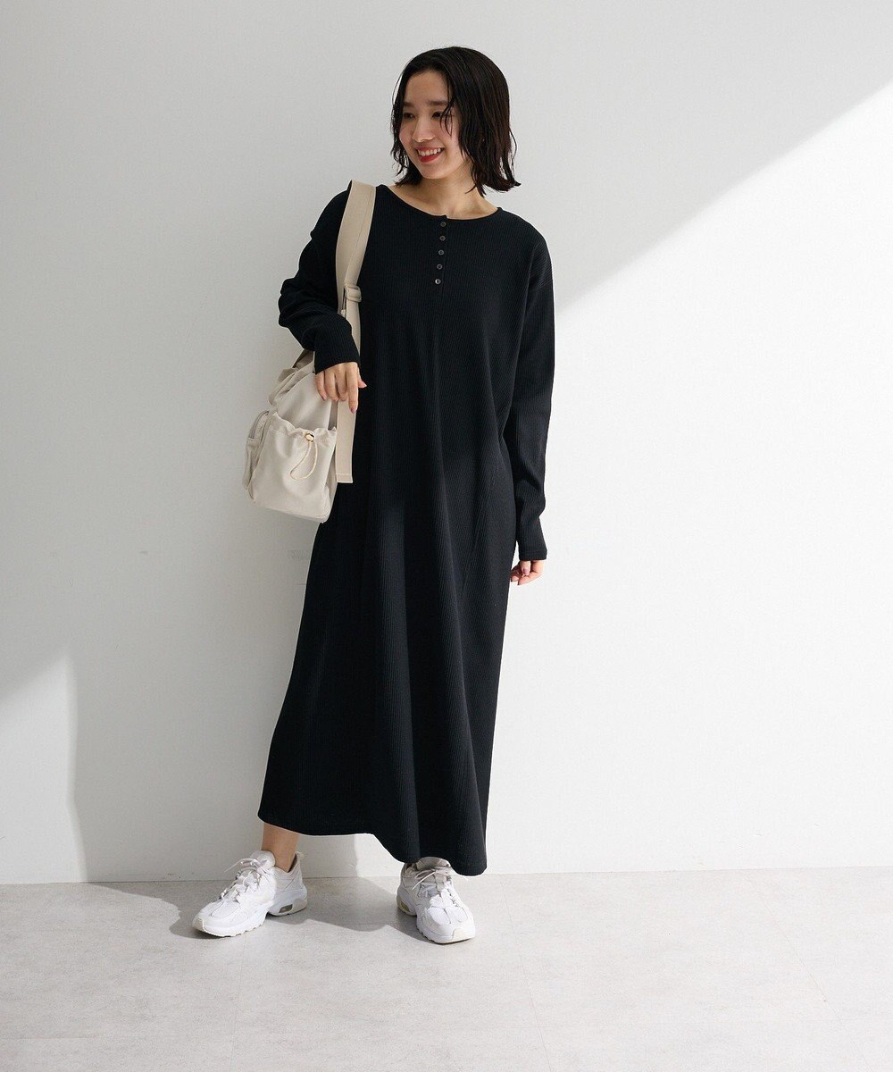 Green Parks ヘンリーネックワンピース 