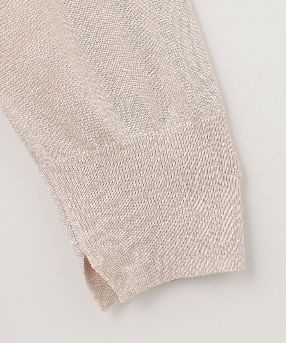 J.PRESS LADIES L 【洗える】 シルキーレーヨンストレッチ オーバーサイズ ニット 