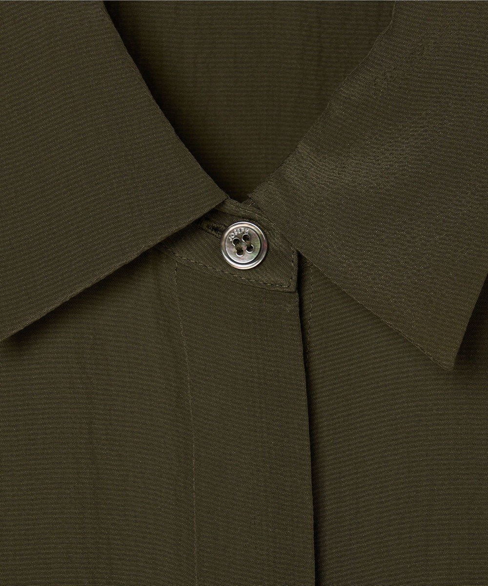 JOSEPH 【WEB＆OUTLET限定】CDC ブレンド シャツカラーブラウス 