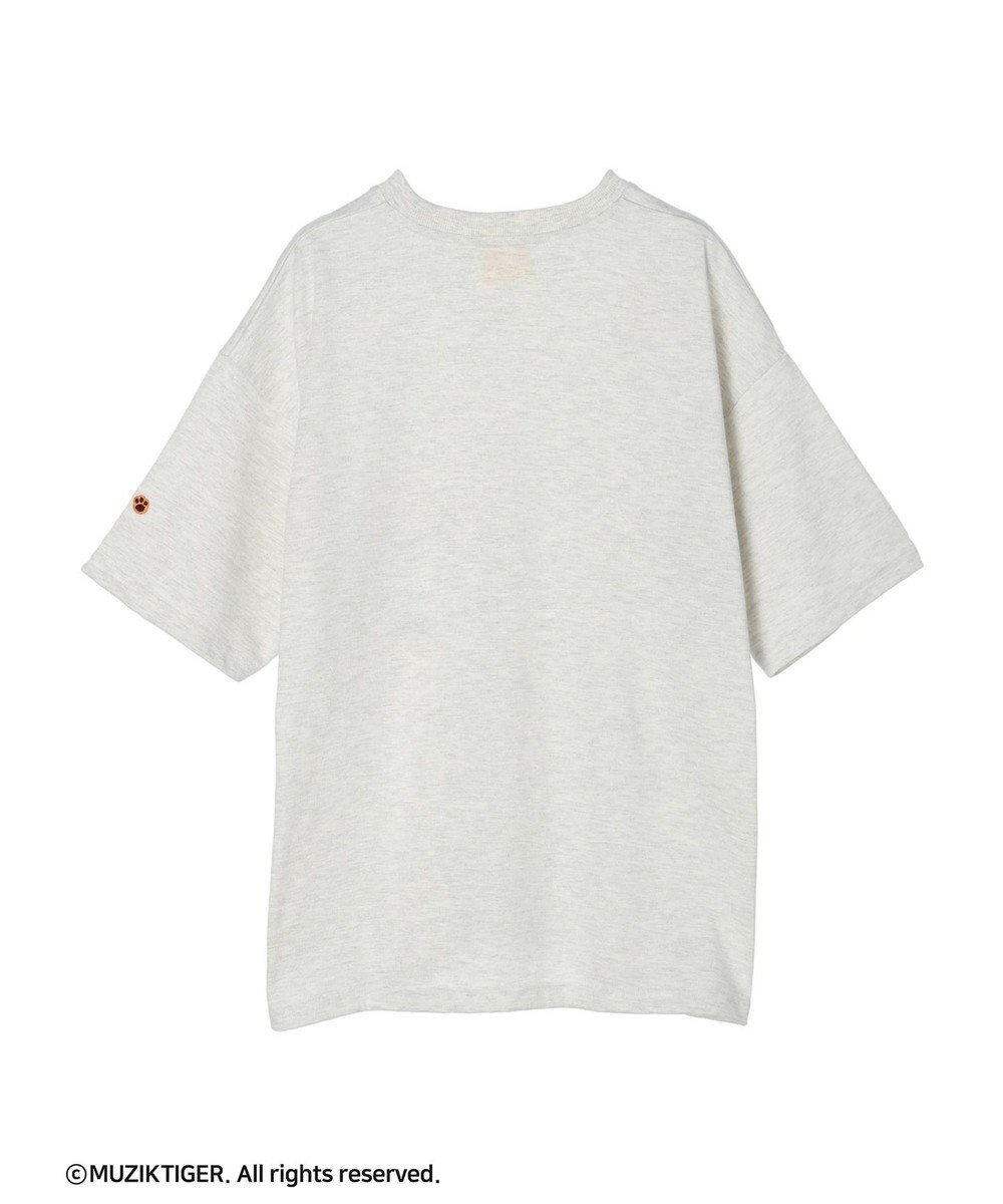 Green Parks ムジークタイガー／手書き風刺しゅうＴシャツ 