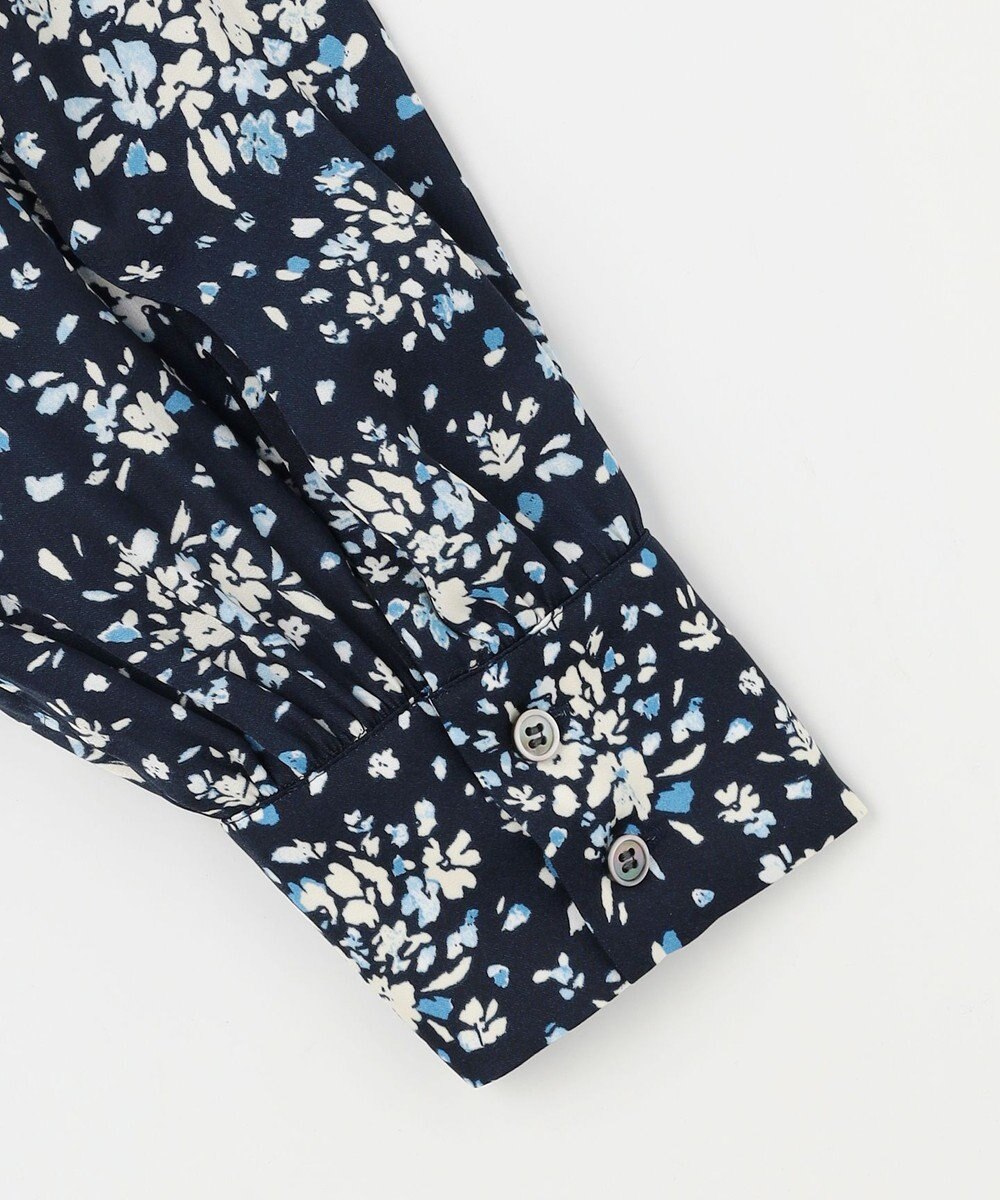 組曲 【先行予約】モザイクフラワープリント ブラウス 