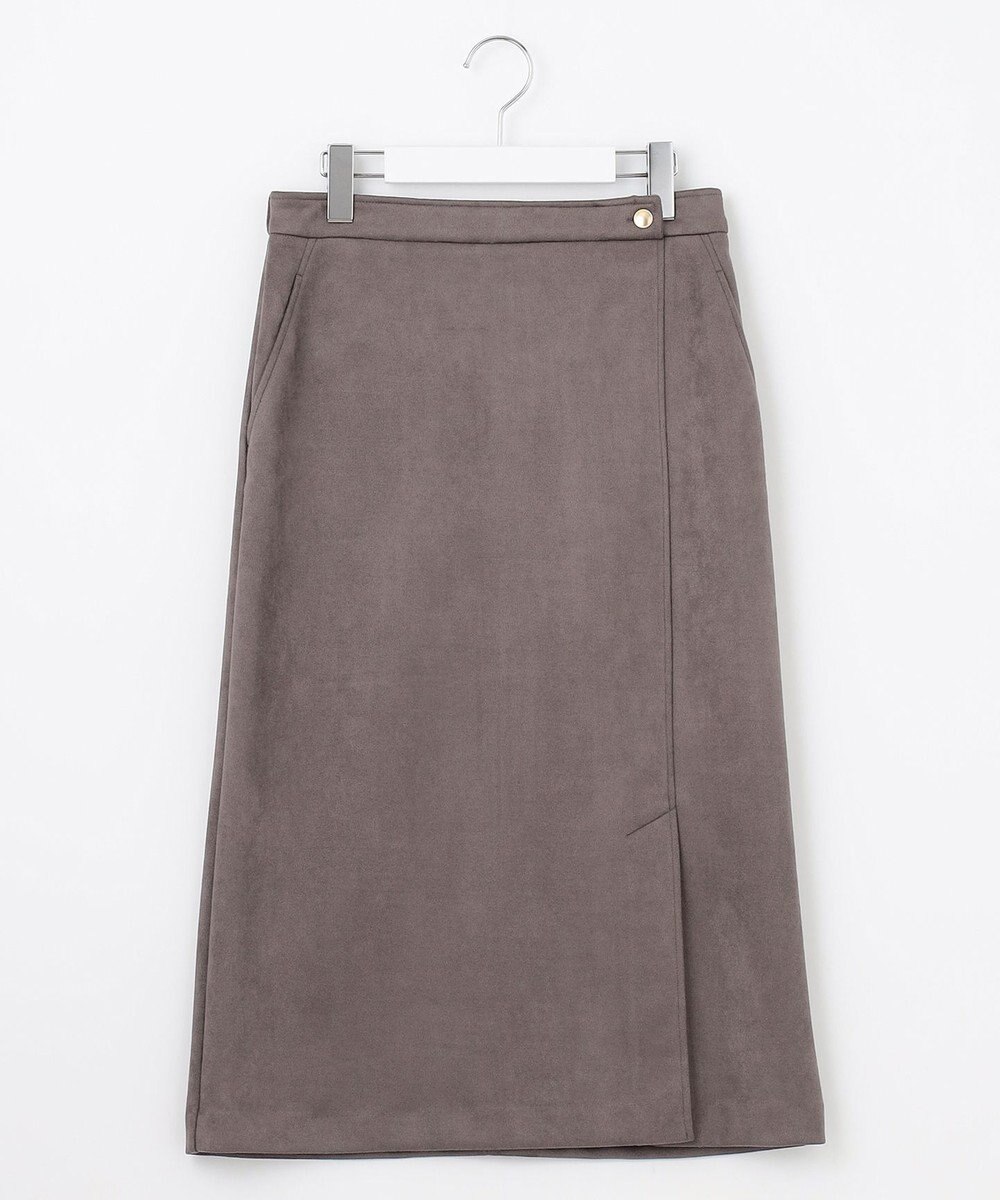 J.PRESS LADIES 【洗える】スエードダンボール スカート 