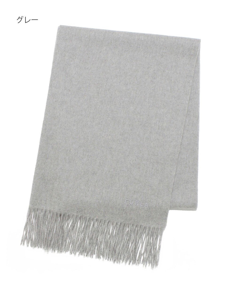 MOONBAT 【洗えるカシミヤ/大人百花1月号掲載】FURLA カシミヤ100%超大判無地 ストールマフラー／幅70cm 