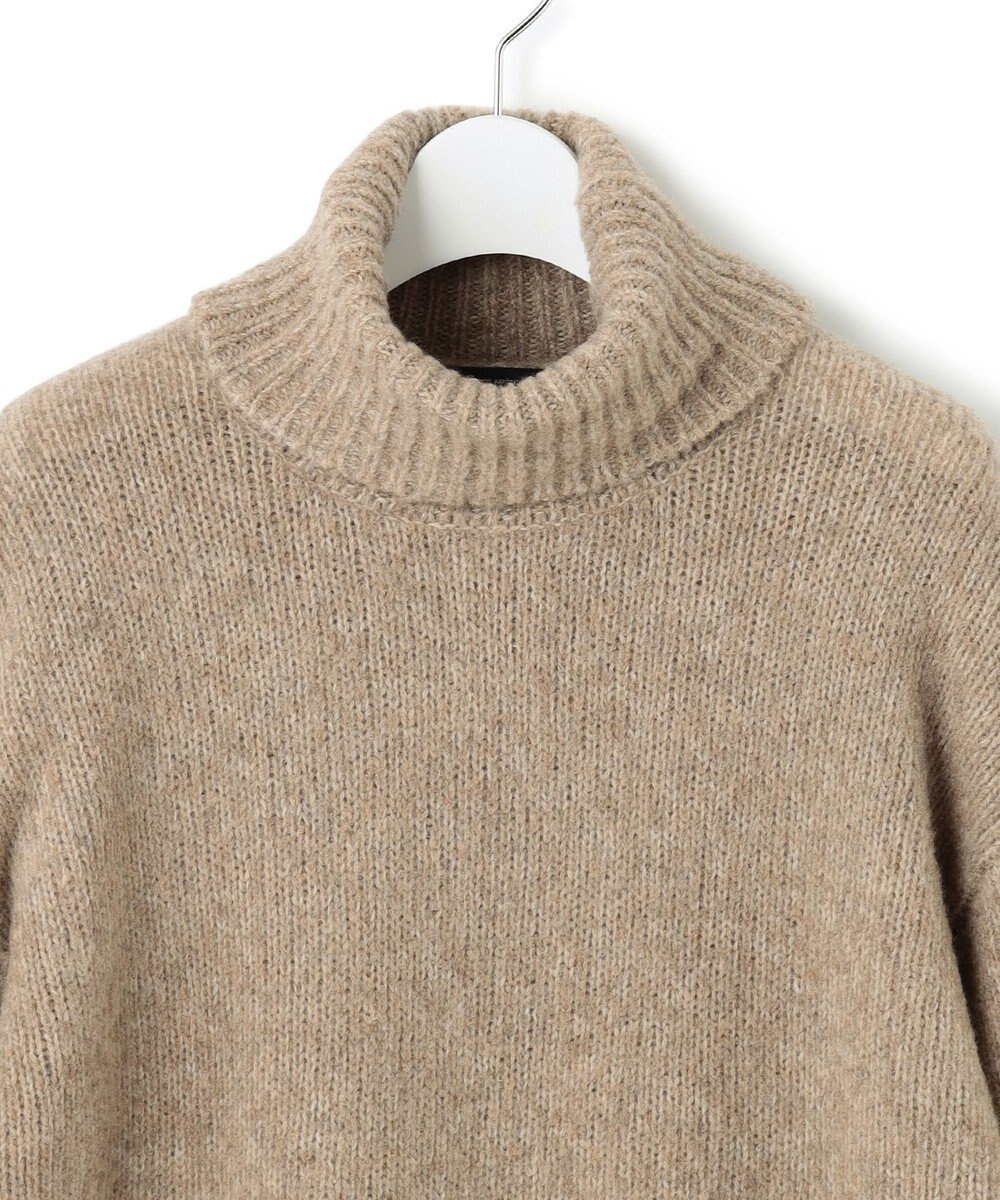 23区 【洗える】ブークレ タートルネック ニット 