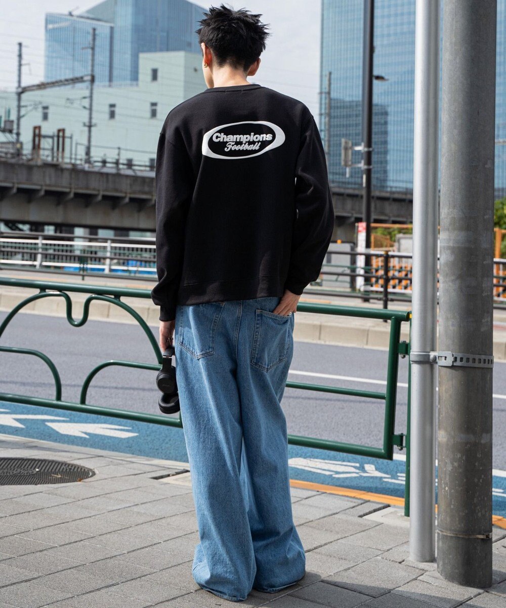 WEGO 【ユニセックス着用ITEM/裏起毛/SMLサイズ展開】リラックスフィットゲームロゴプルオーバー 