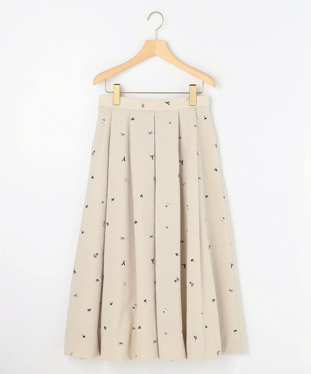 組曲 【先行予約・WEB限定】ミニフラワーエンブロイダリー スカート 