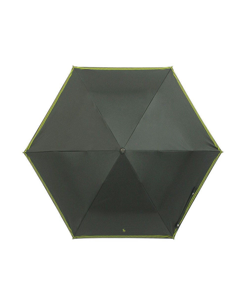 MOONBAT 【 遮光率100％/遮熱/UV/軽量】POLO RALPH LAUREN（ポロ ラルフローレン）晴雨兼用日傘 ワンポイント ポロポニー バイカラー  折りたたみ傘 