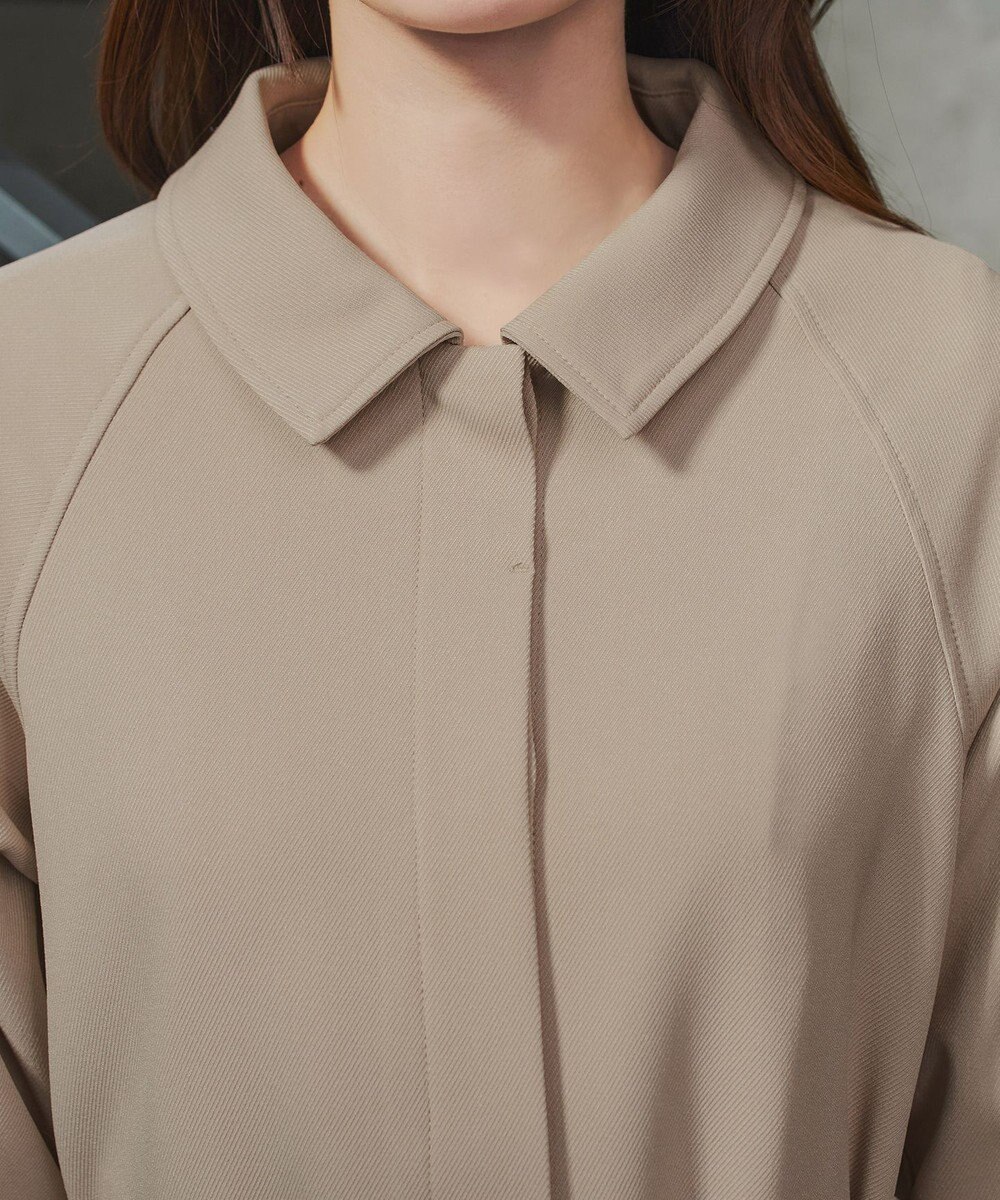 Tiaclasse ステンカラーフレアミドルコート 