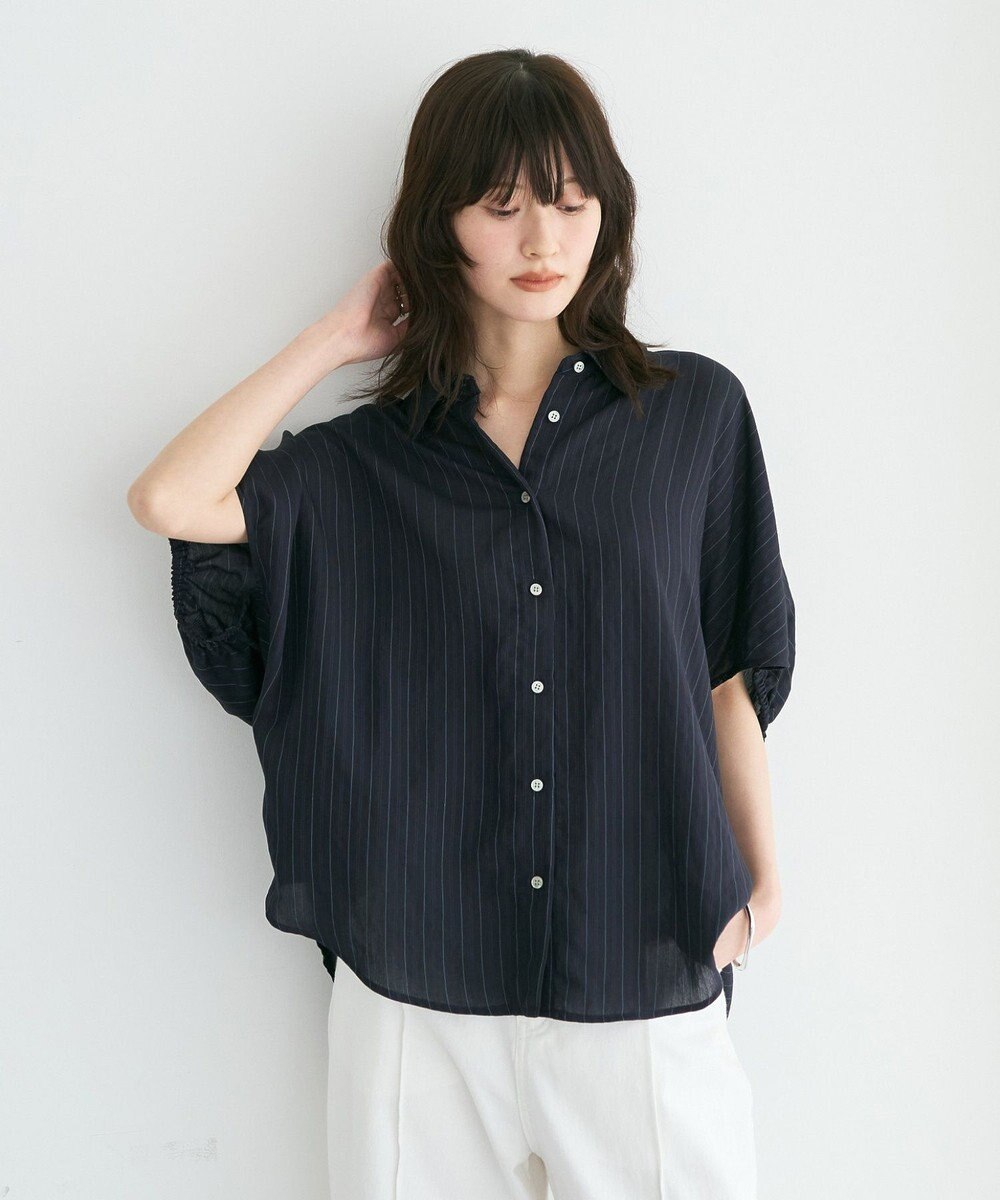 YECCA VECCA 【セットアップ可能】ストライプ柄シャツ 