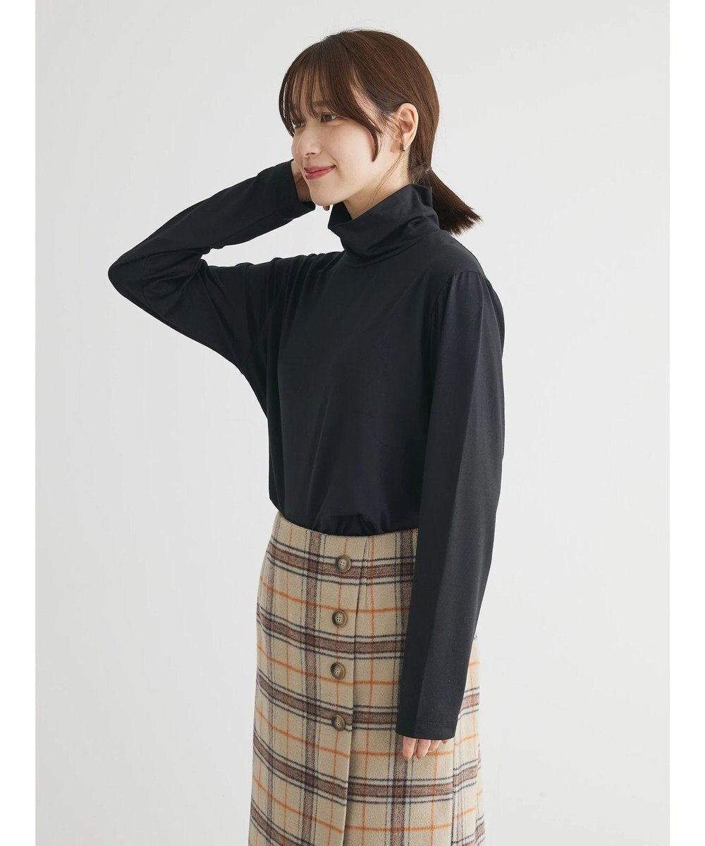 Green Parks 吸湿発熱タートルカットソー 