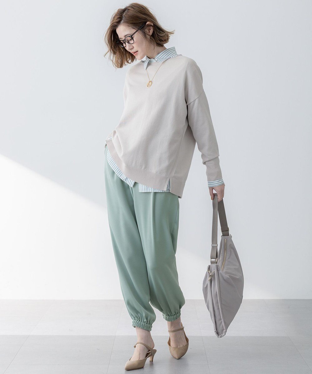 23区 S 【CLASSY.5月号掲載/洗える】CANCLINI ベーシック シャツ 