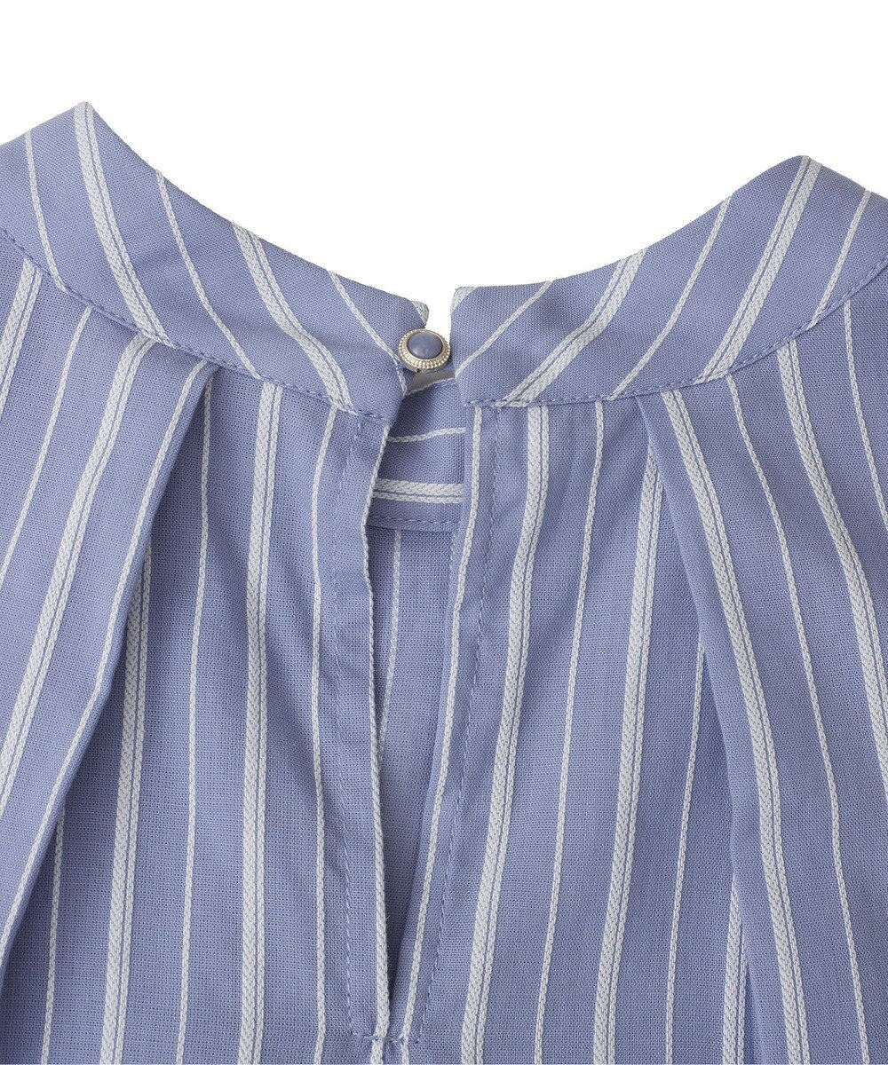 Green Parks ・ＥＬＥＮＣＡＲＥ　ＤＵＥ　ストライプフリルブラウス 