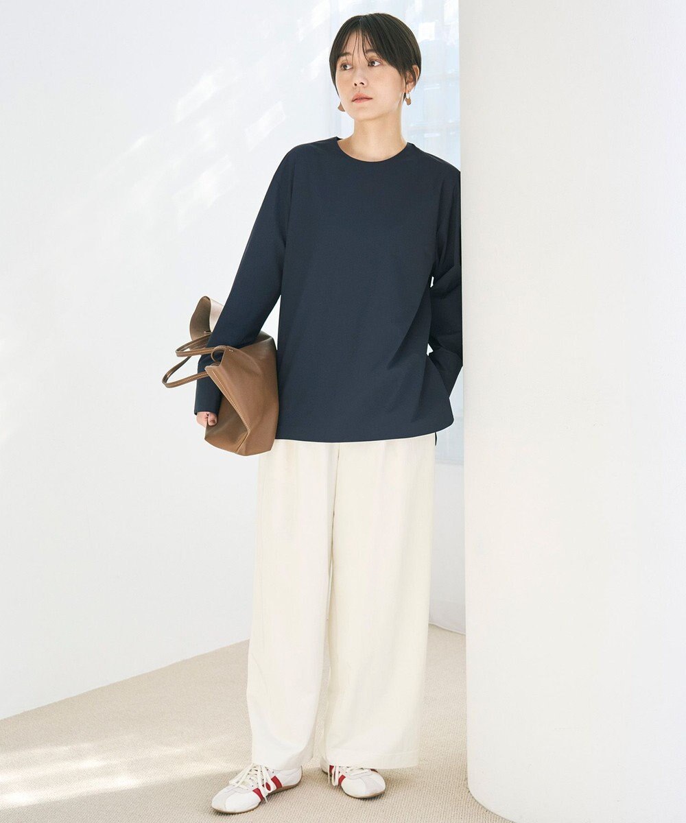 UNFILO タックワイドパンツ 