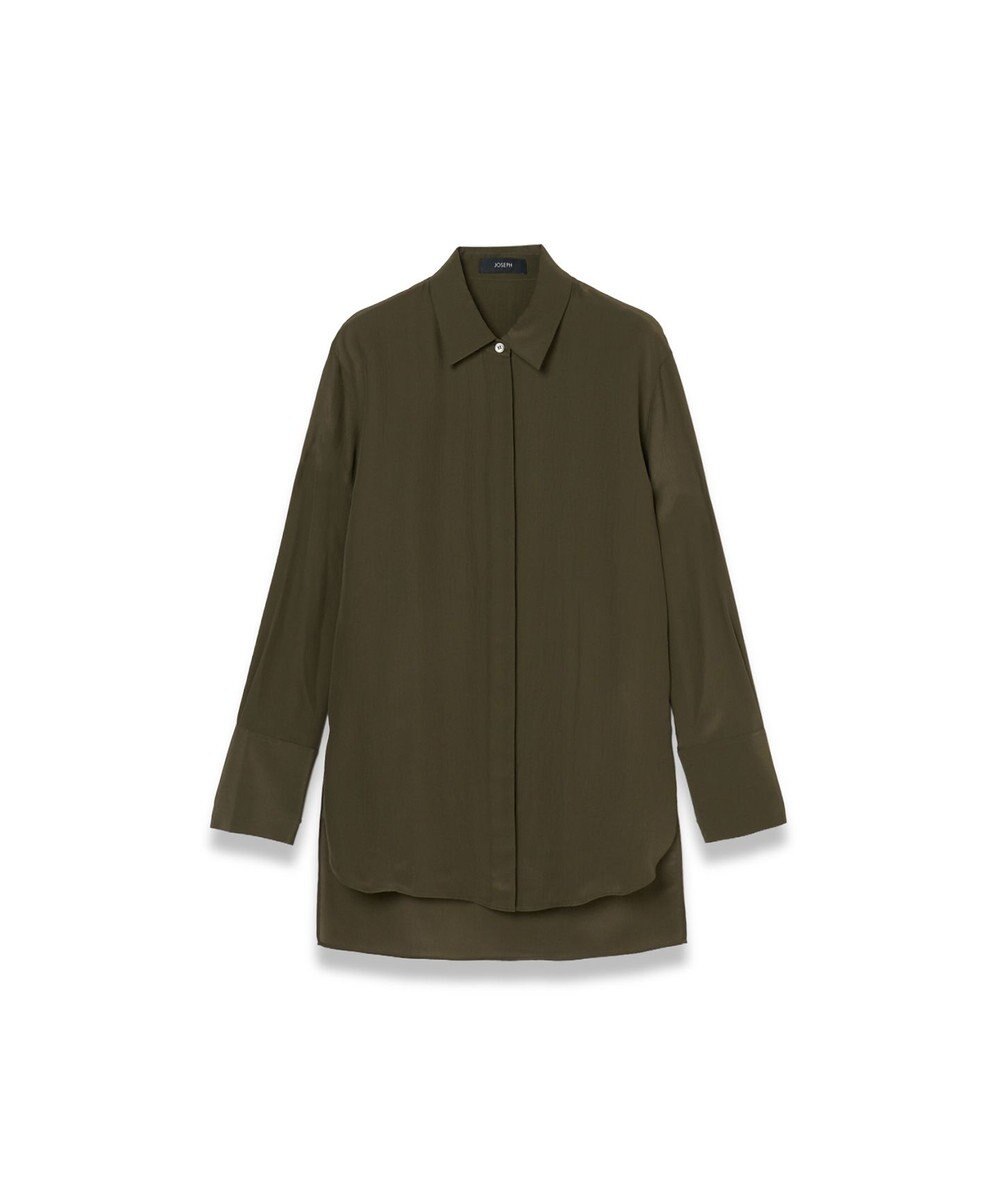 JOSEPH 【WEB＆OUTLET限定】CDC ブレンド シャツカラーブラウス 