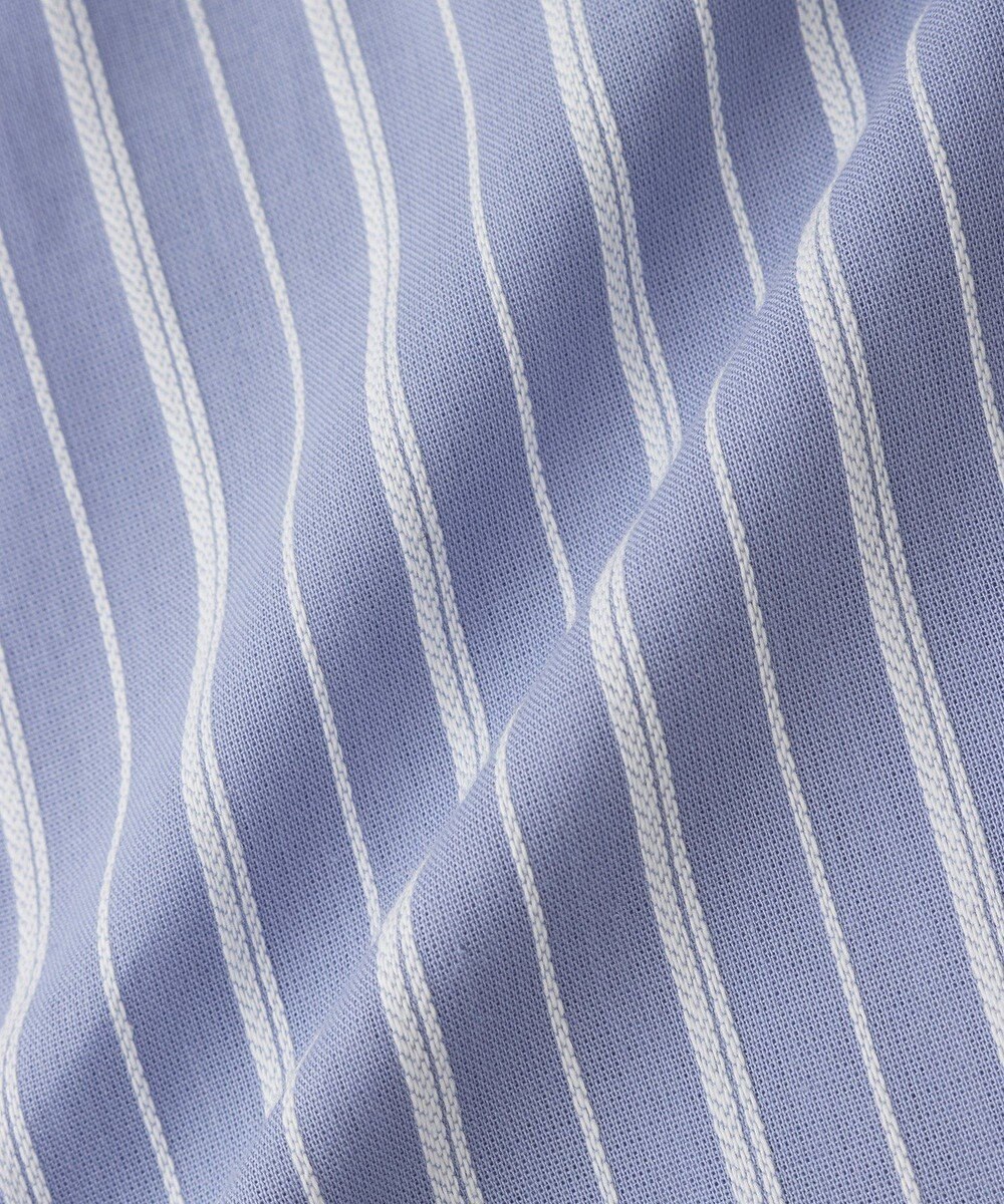 Green Parks ・ＥＬＥＮＣＡＲＥ　ＤＵＥ　ストライプフリルブラウス 