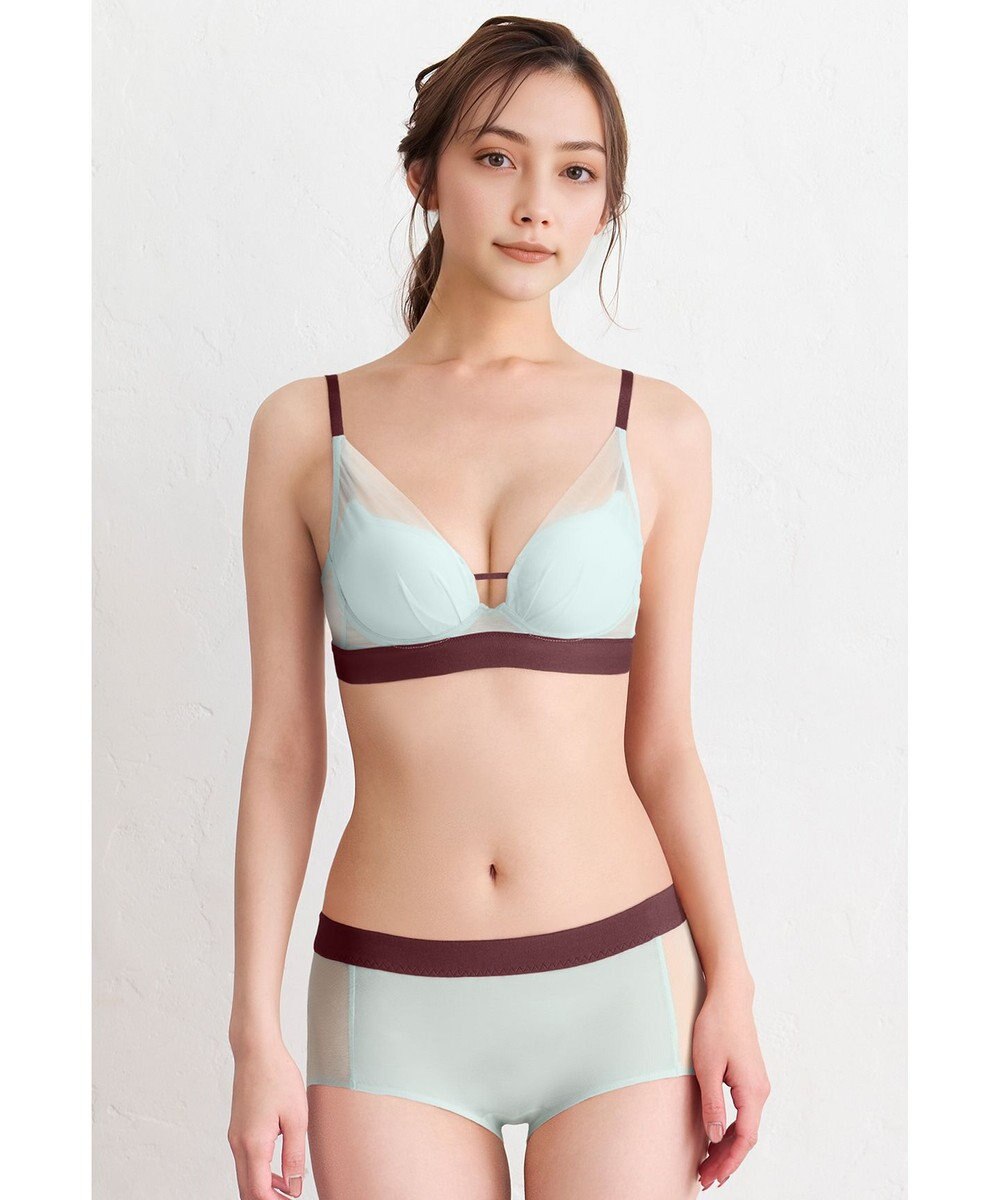 WACOAL ノンワイヤーブラ 【重力ケアブラ】 バストを重力から守る まる胸をキープ サイドのラインすっきり Gカップまで対応 大きいサイズ レディース BXB114 /ワコール 