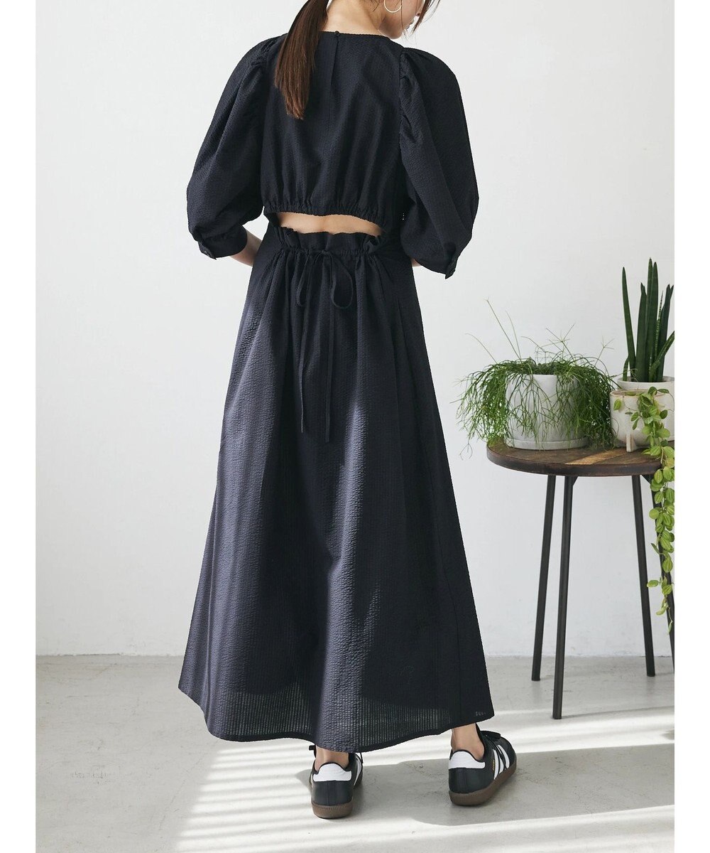 Green Parks AnriettMusee バックカットワークワンピース 